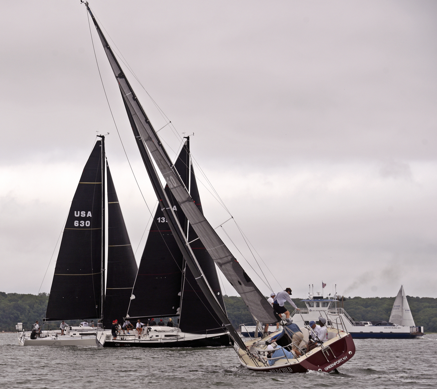 Sparring with a multi-ton ferry is not for the faint of heart! MICHAEL MELLA