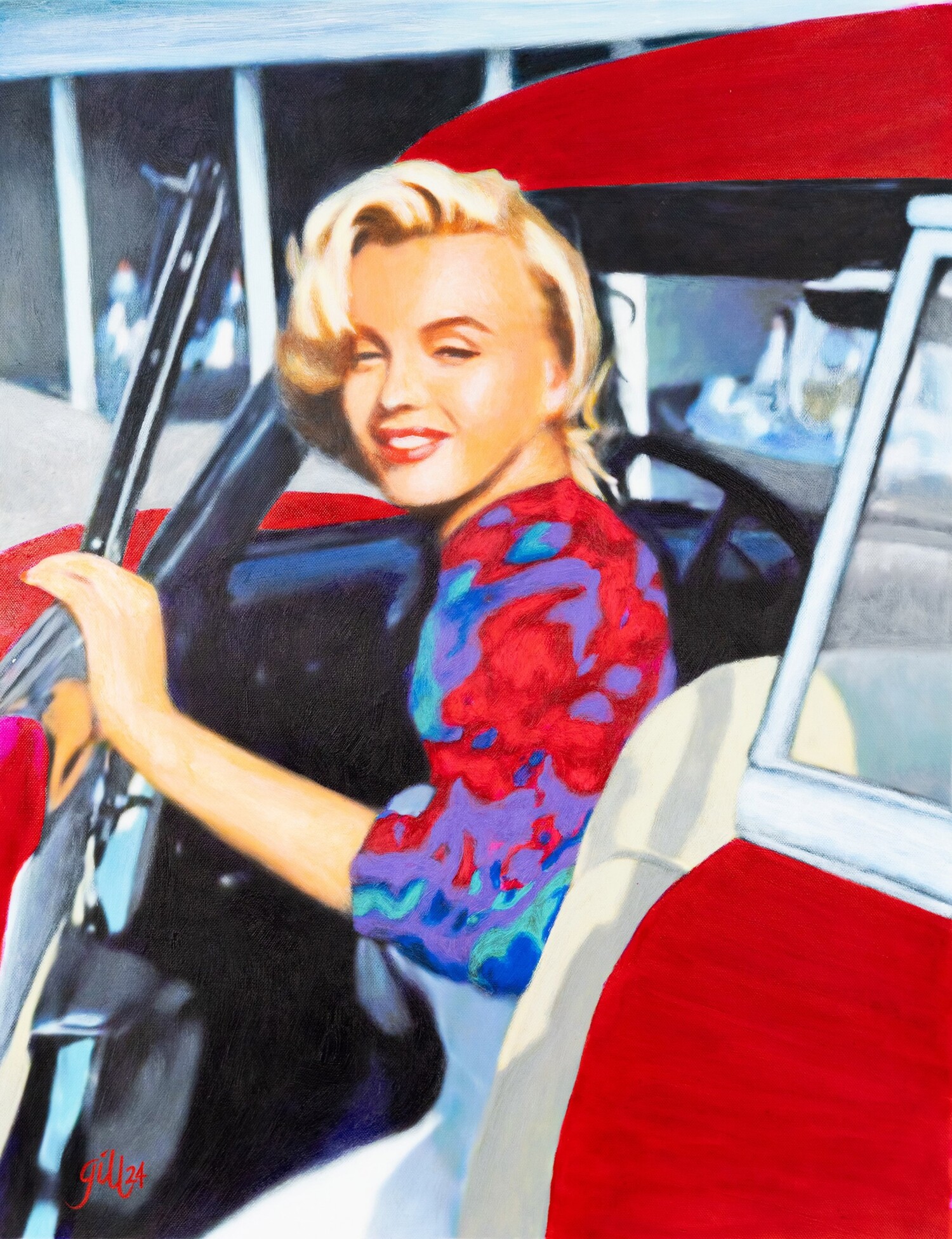 One of the many paintings that will be on display at the 19th Annual Hamptons Fine Art Fair. COURTESY SAM MORRIS