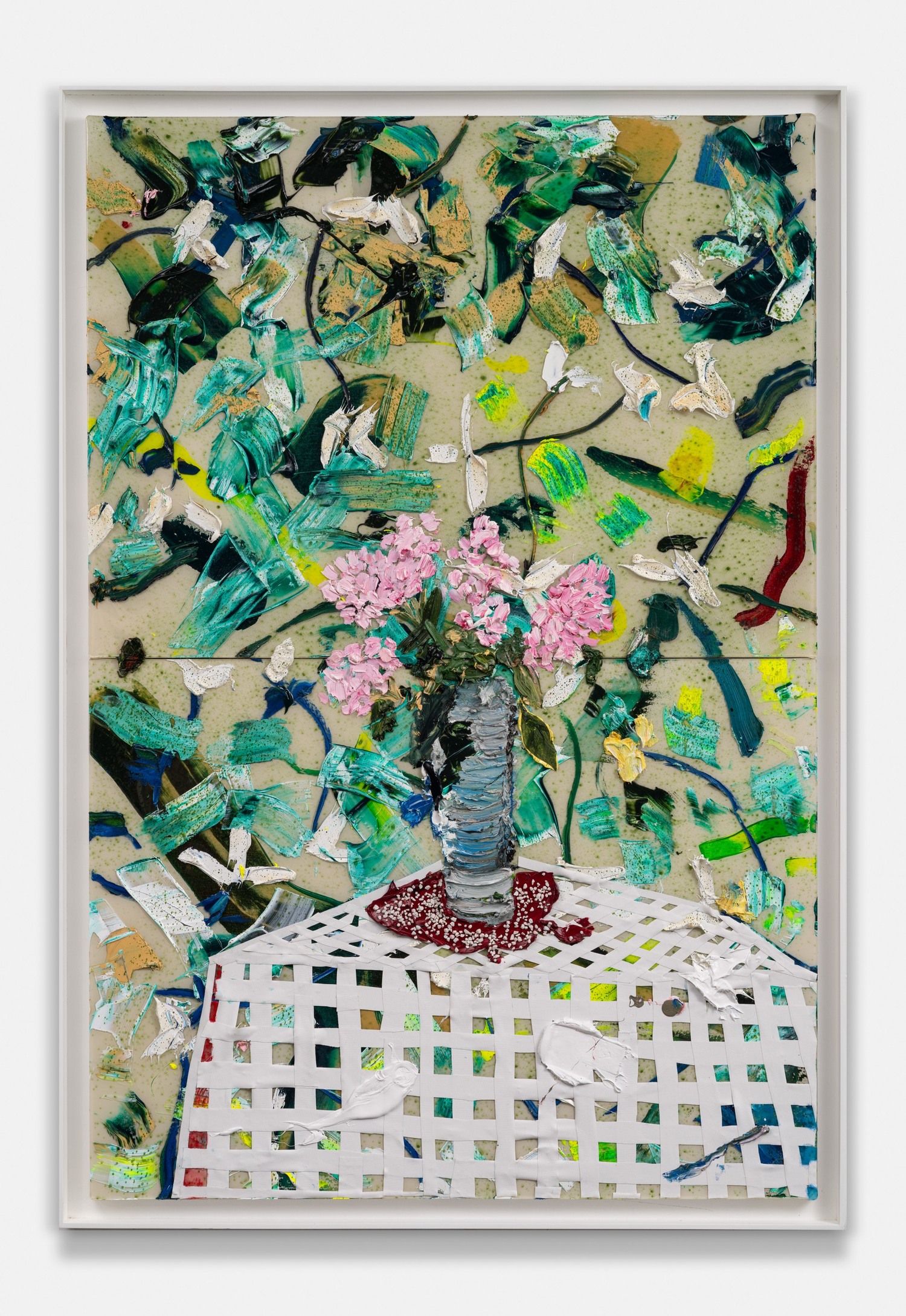 Darius Yektai, “Pink Hydrangeas in Clay Vase,” will be on view in the artist’s sixth solo show at the Grenning Gallery in Sag Harbor, opening next Thursday, July 17.