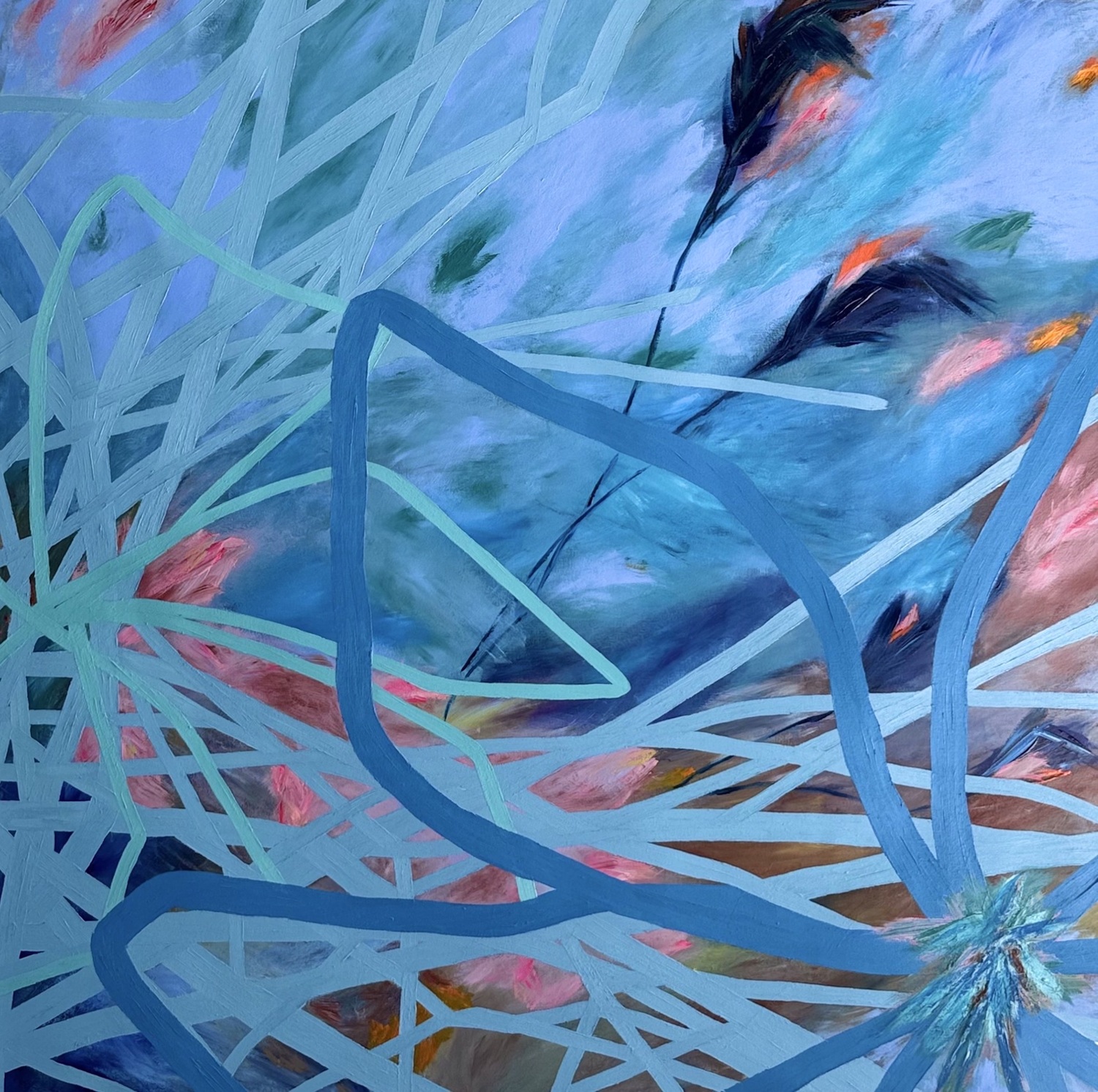 Rose Cameron, “Whispering Hibiscus,” will be on view in a solo show at the Sara Nightingale Gallery in Sag Harbor, opening on Thursday, July 10.