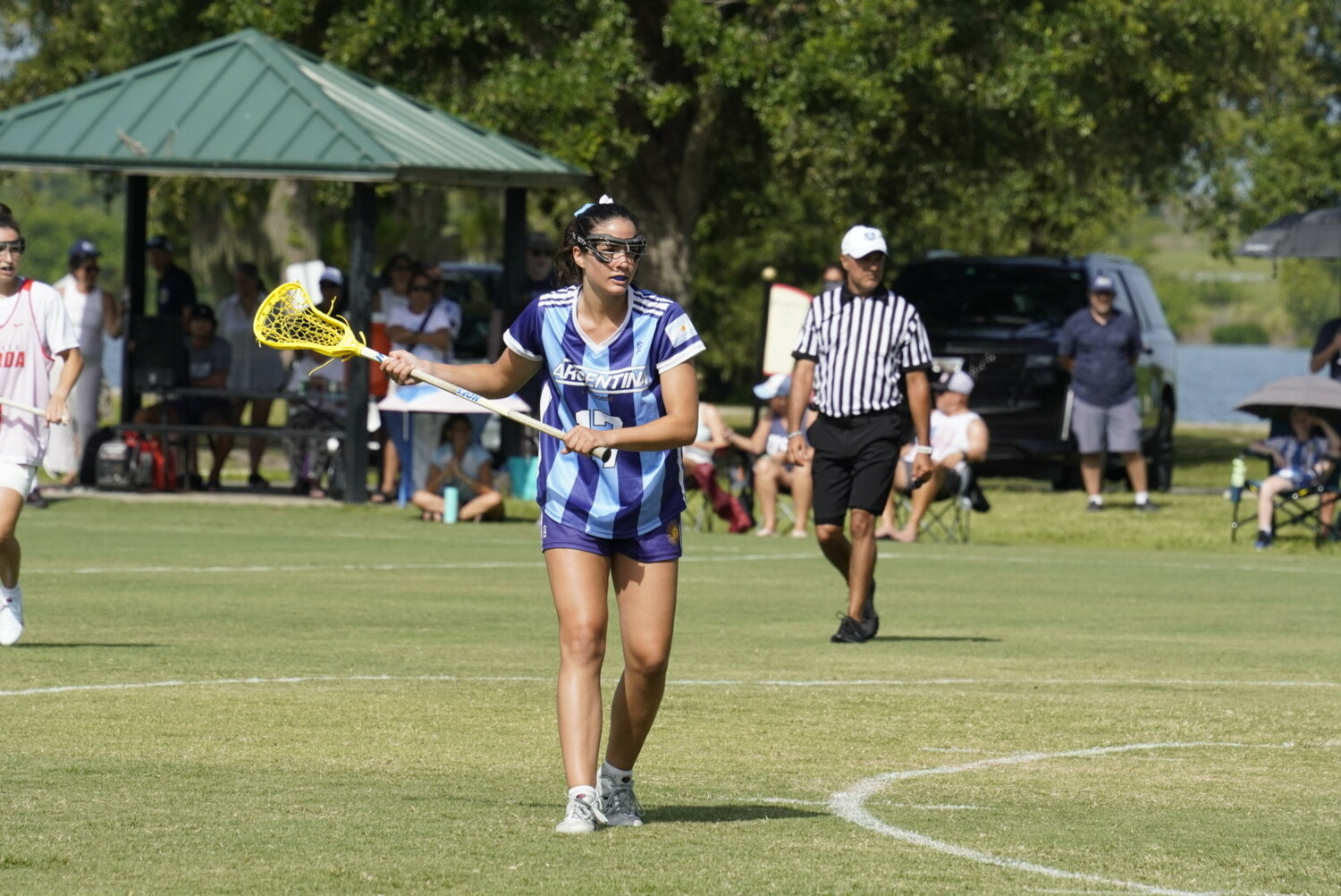 Melina Sarlo played with Team Argentina in the 2025 PALA Women’s Lacrosse Championship
June 26-30 at the Lake Myrtle Sports Complex in Auburndale, Florida.  HAYLEY BRETON PRANDI