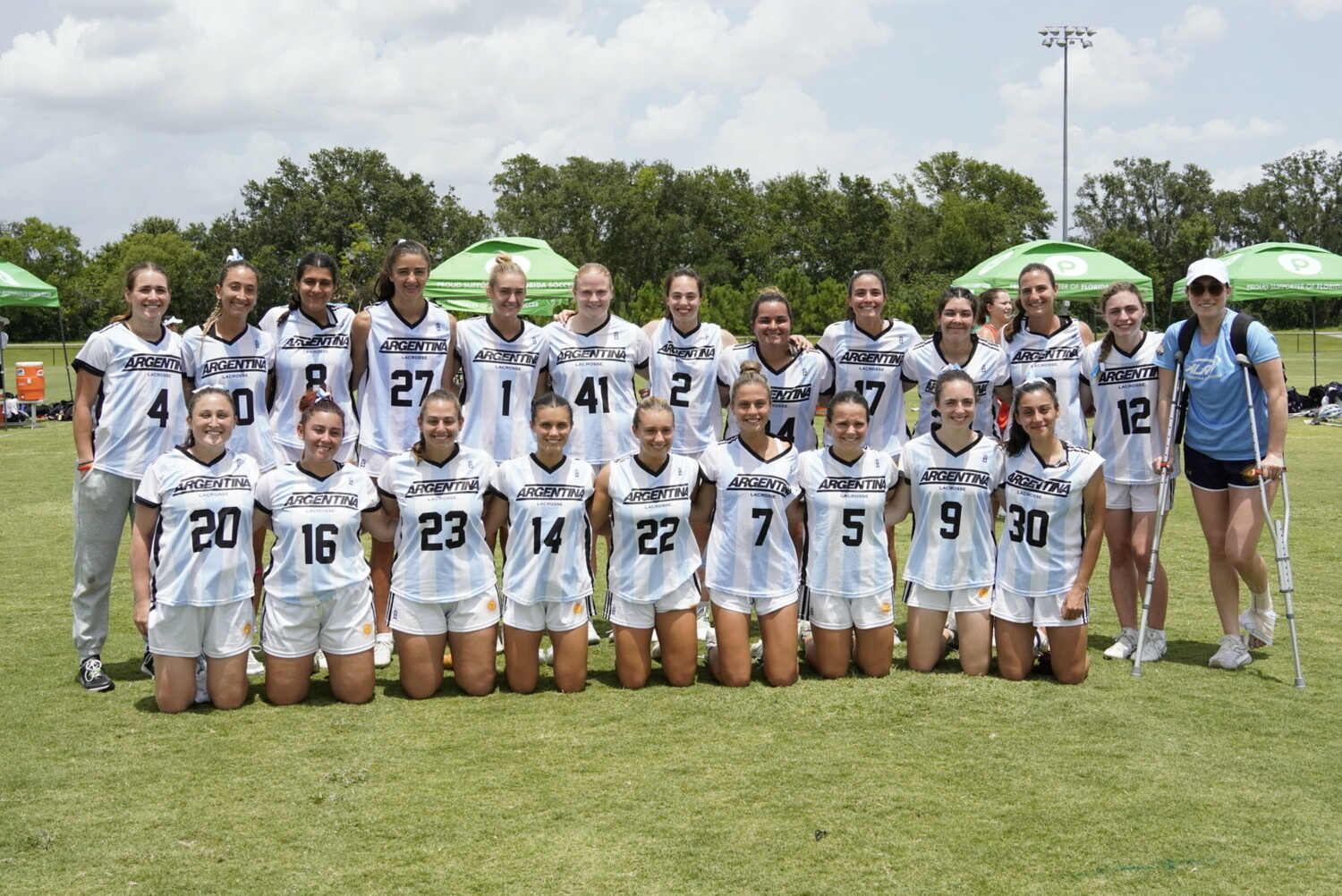 Melina Sarlo played with Team Argentina in the 2025 PALA Women’s Lacrosse Championship
June 26-30 at the Lake Myrtle Sports Complex in Auburndale, Florida.  HAYLEY BRETON PRANDI