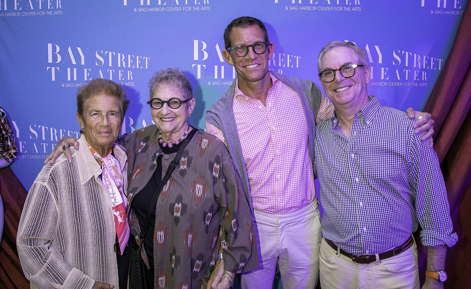 Jane Sherman, Debi Zum and guests at the Bay Street Gala. LENNY STUCKER