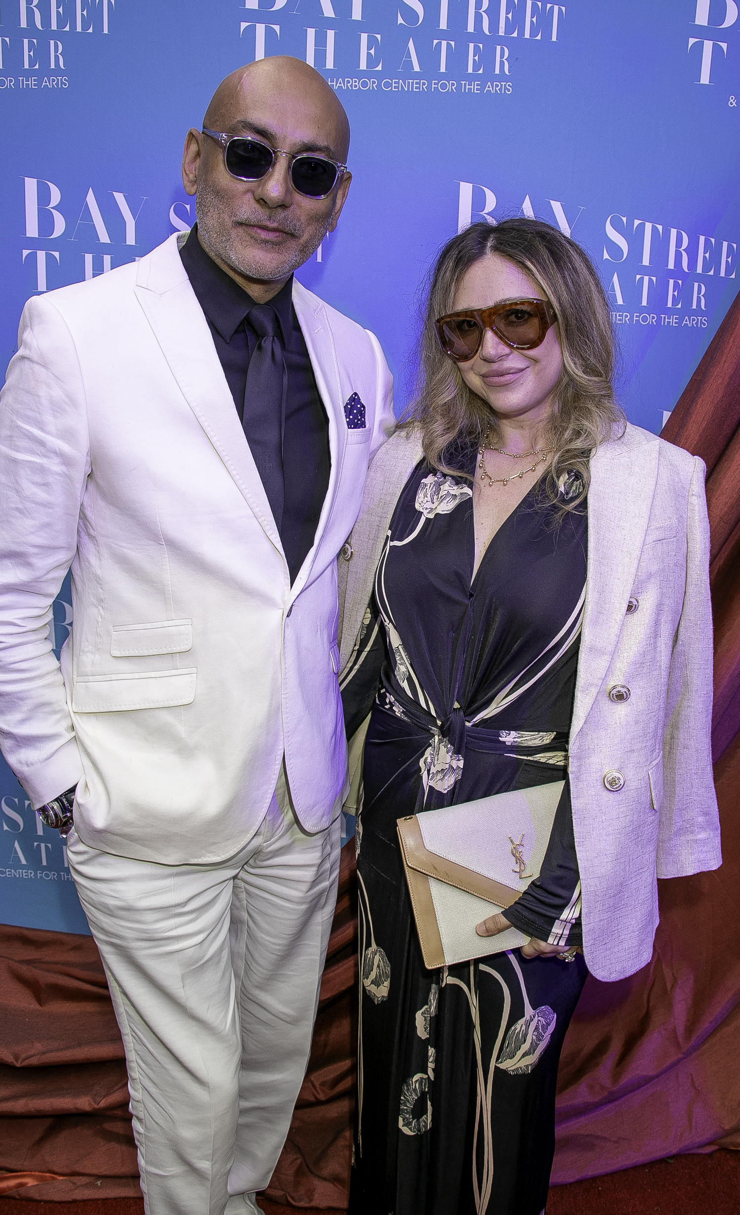 Rakesh Nigam and Allison Silver at the Bay Street Gala. LENNY STUCKER