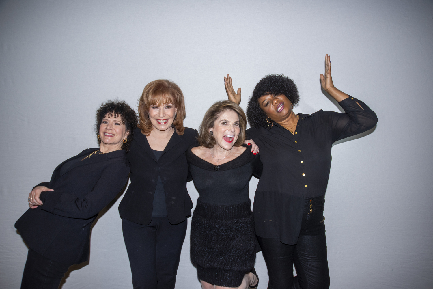 From left, Susie Essman, Joy Behar, Tovah Feldshuh and Adrienne C. Moore appeared in the Off-Broadway run of 