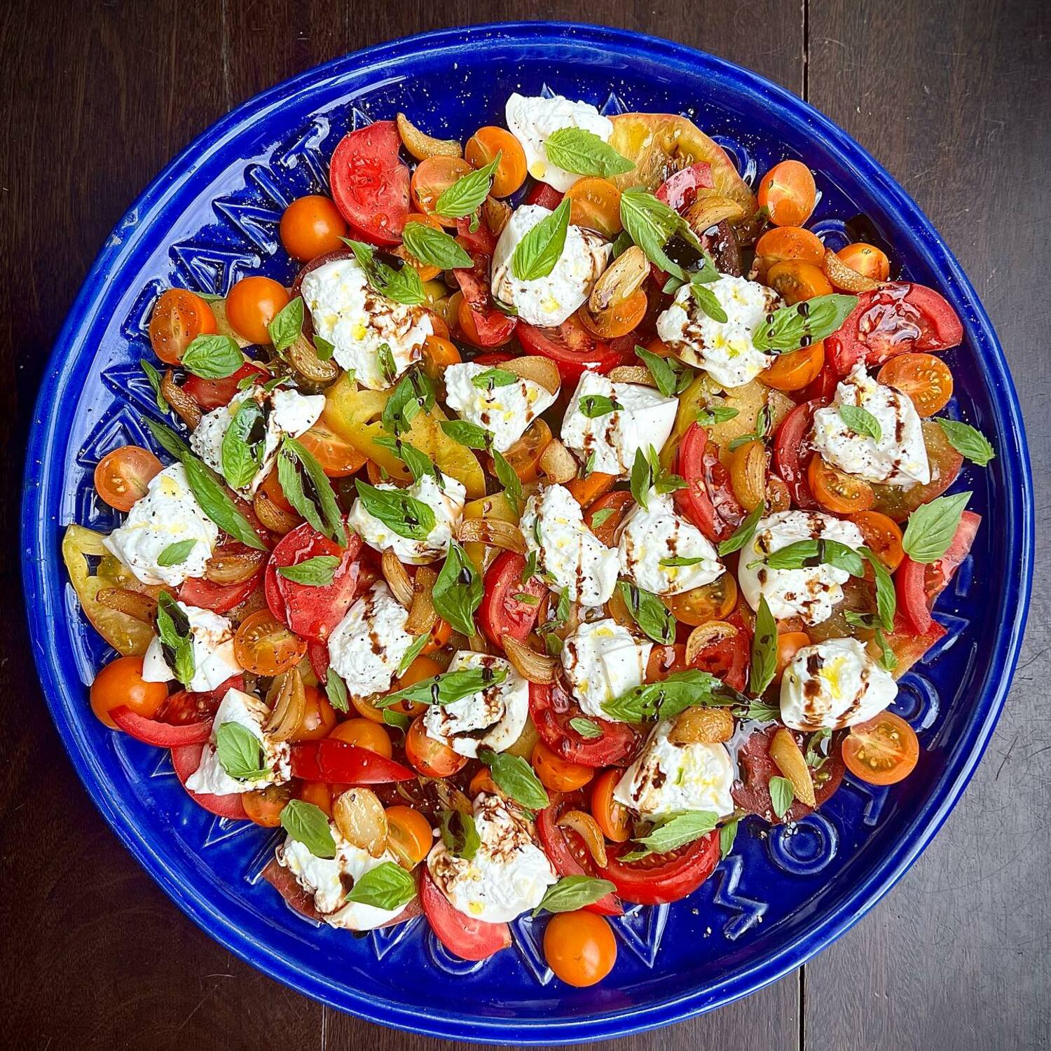 Tomato buratta. ROBYN HENDERSON-DIEDERIKS