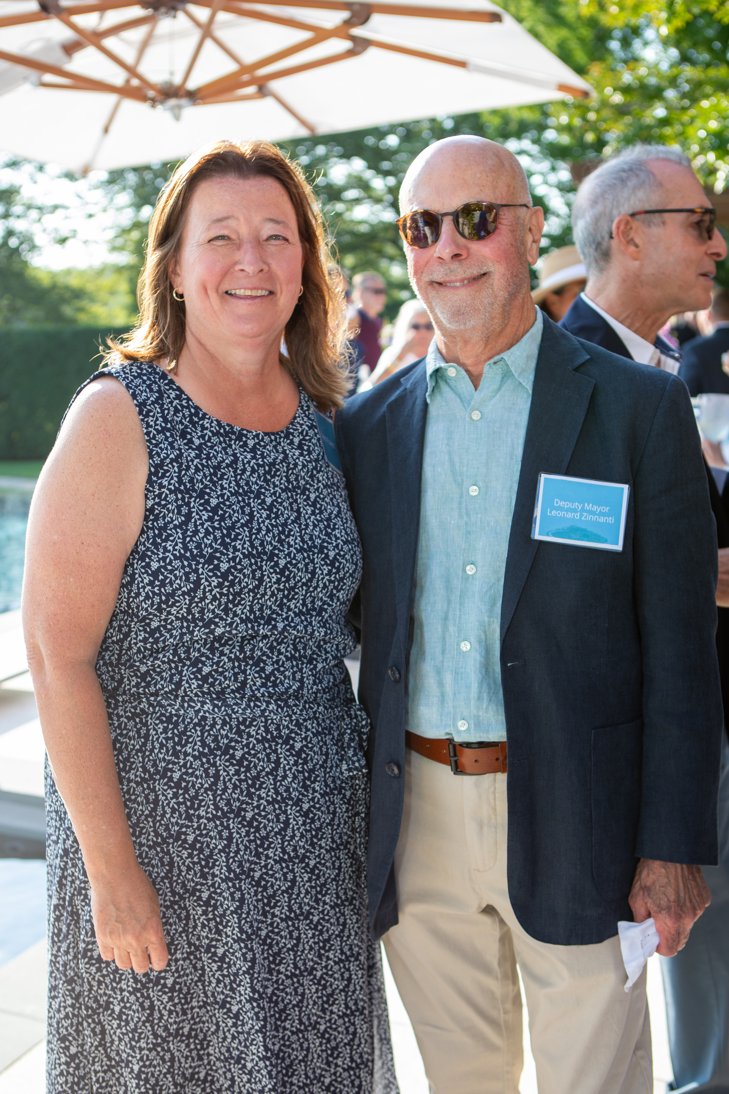 Southampton Village Attorney Eileen Powers and Deputy Mayor Len Zinnanti. PB PHOTO CONCIERGE