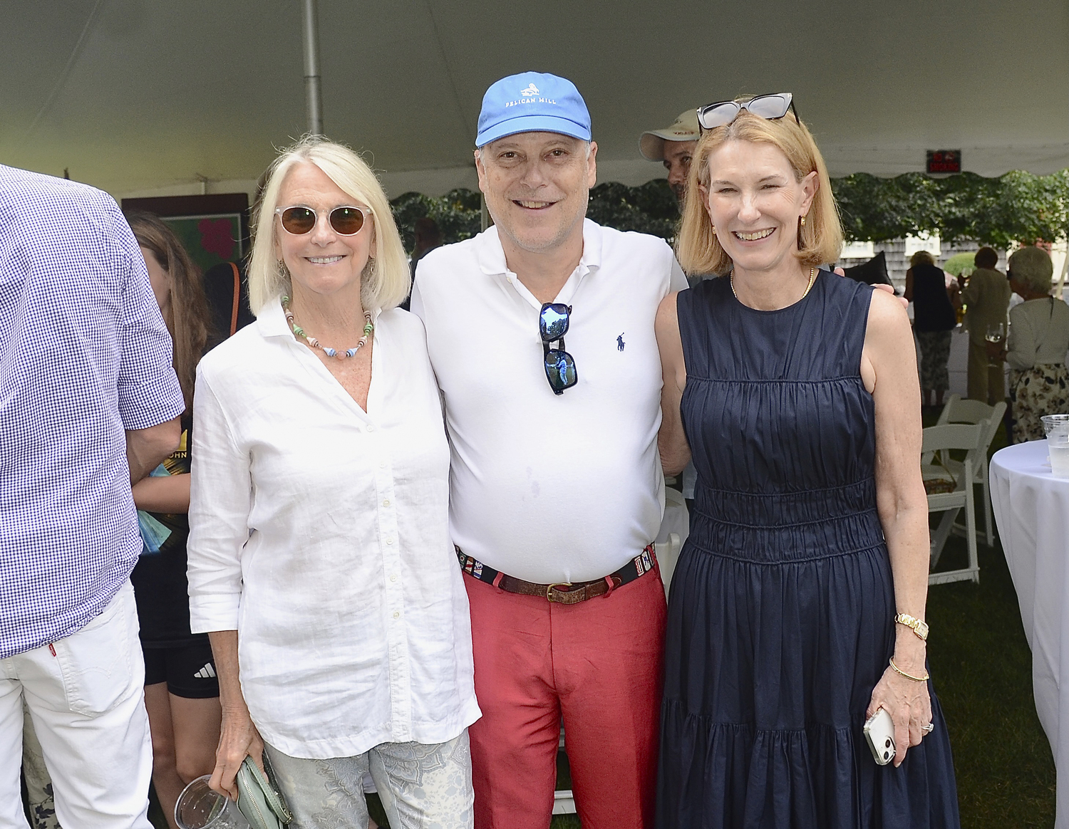 Jayne Young, Steve Pully and Diana Howard at the Sag Harbor Historical Society's 
