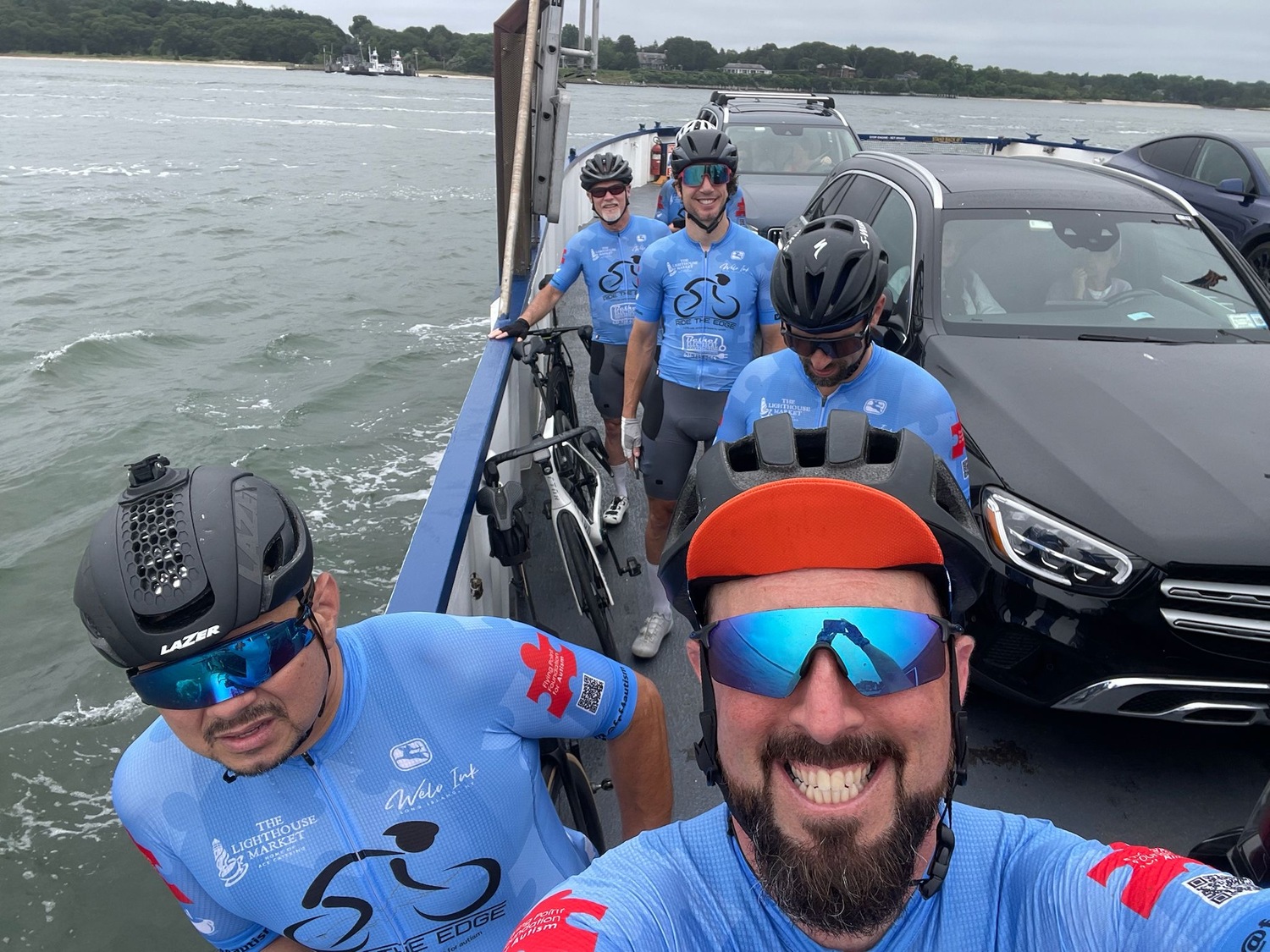 On the ferry to Greenport.