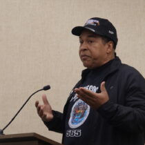 Lance Gumbs, the vice chairman of the Shinnecock Nation Council of Trustees, said last week that the town's opposition to tribal development plans amounted to an 'act of war' and that the tribe would no longer engage with the town officially. MICHAEL WRIGHT