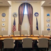 The Shinnecock Nation seal was replaced in Southampton Town Hall on Friday by the seal of the Southampton Town Trustees.