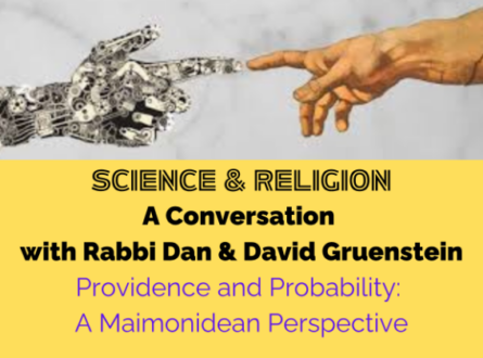 SCIENCE & RELIGION-Join a Conversation with Rabbi Dan & David Gruenstein at Temple Adas Israel