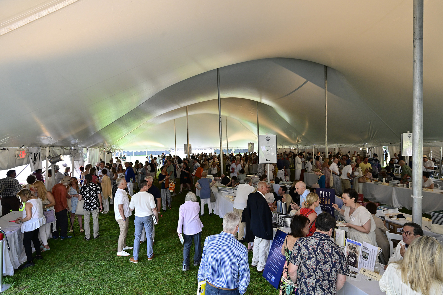The bustling atmosphere at a previous year's Authors Night. EUGENE GOLOGURSKY