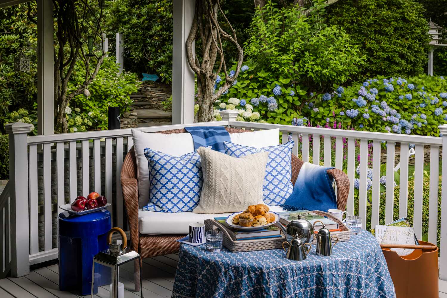 Hampton Blue products.  ALEXANDRA SALAND