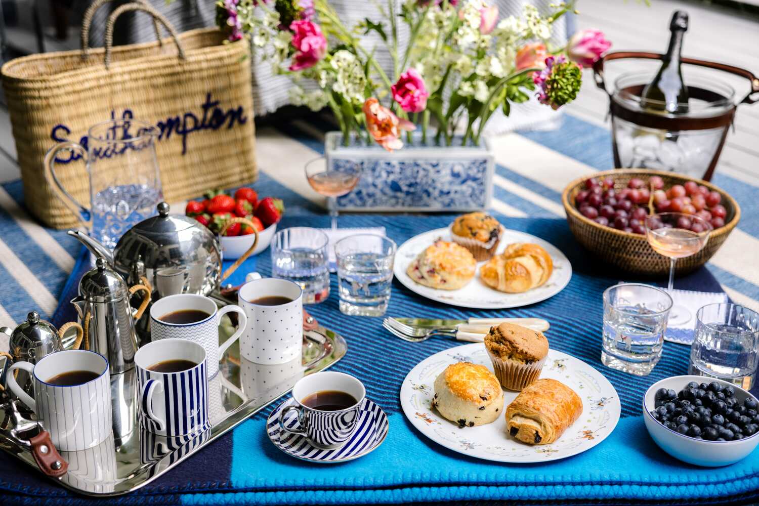 Hampton Blue products.  ALEXANDRA SALAND