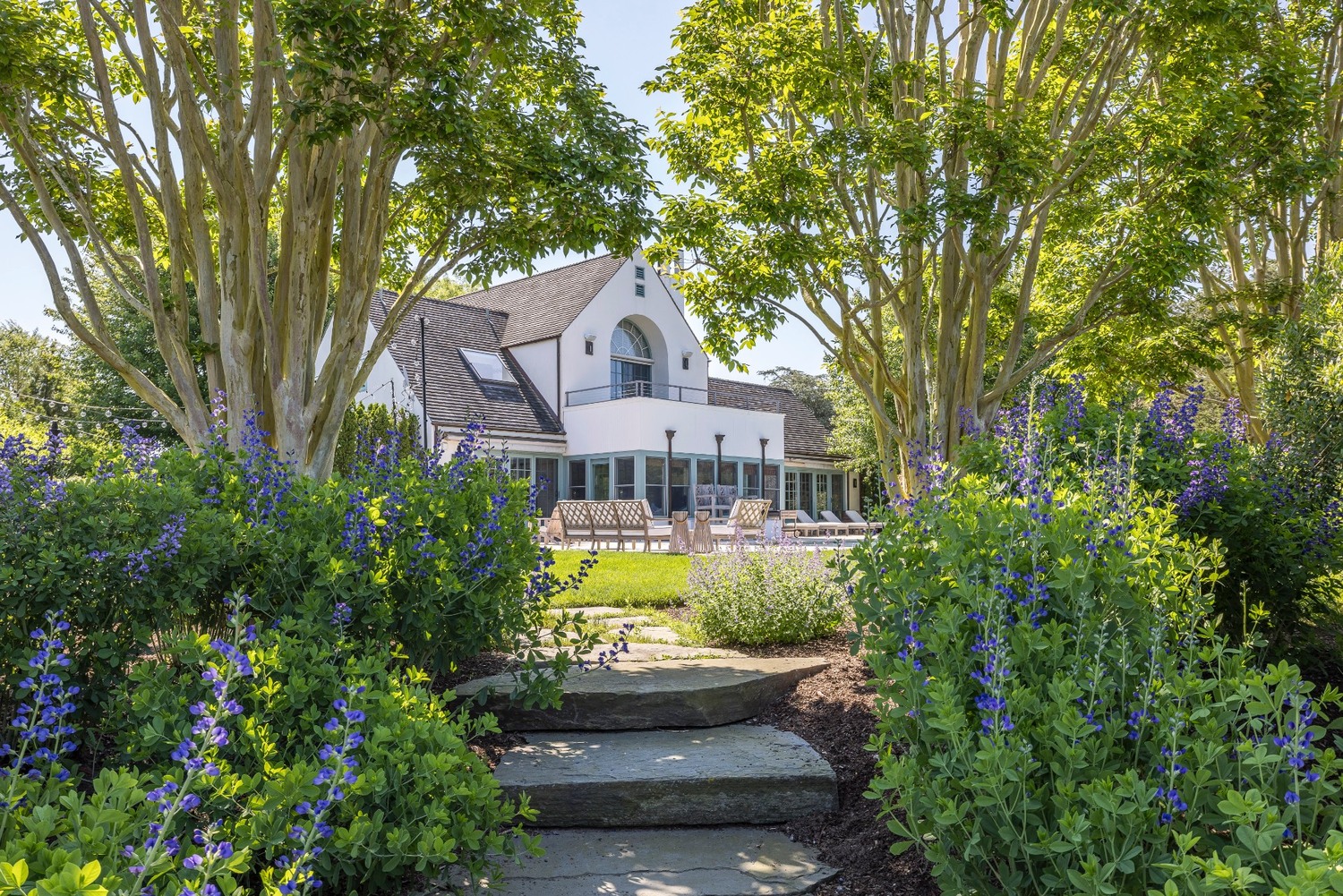 In Water Mill, 120 Bay Lane sold for $12.63 million. COURTESY HEDGEROW EXCLUSIVE