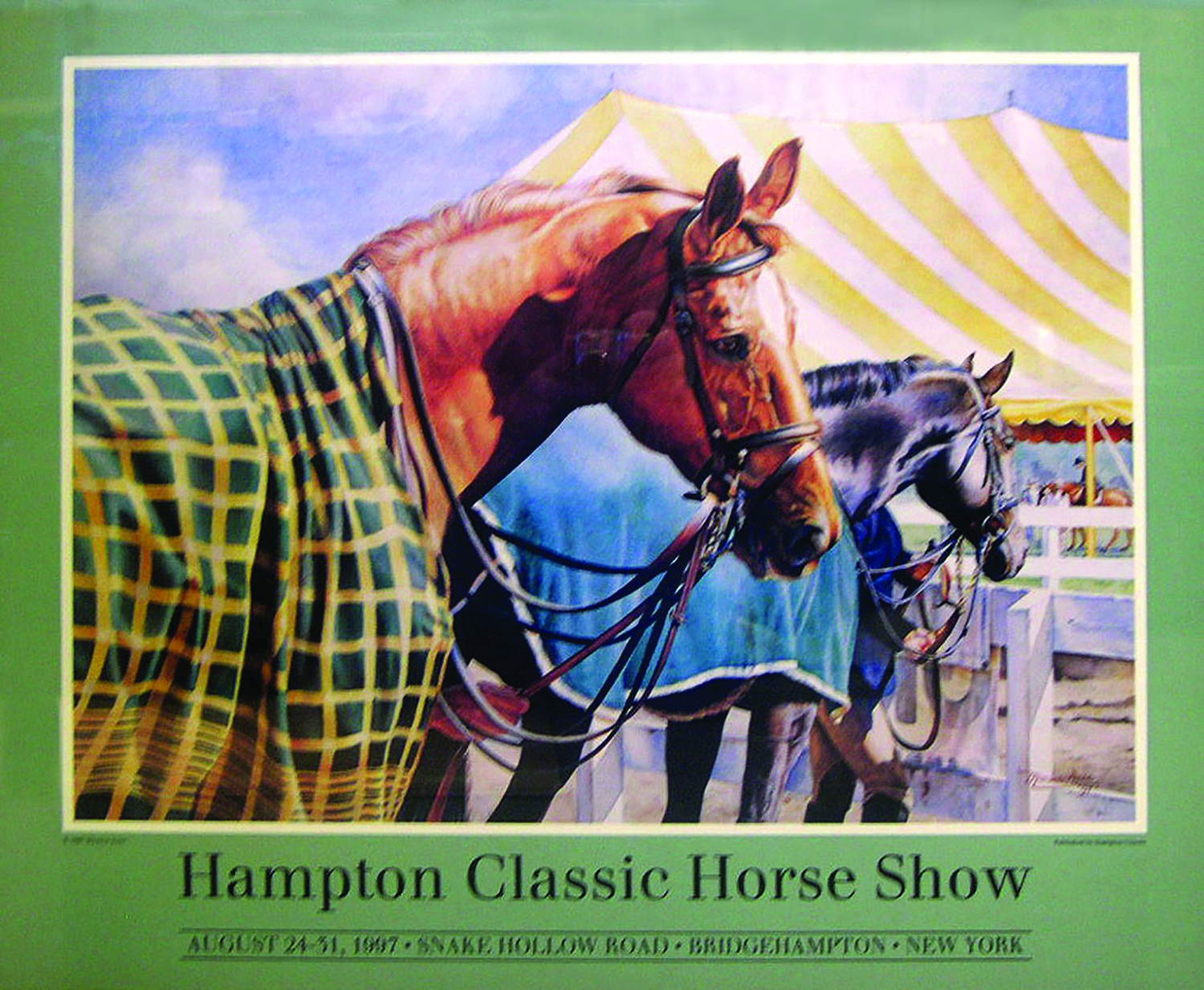 Monica Acee's 1997 Hampton Classic poster.