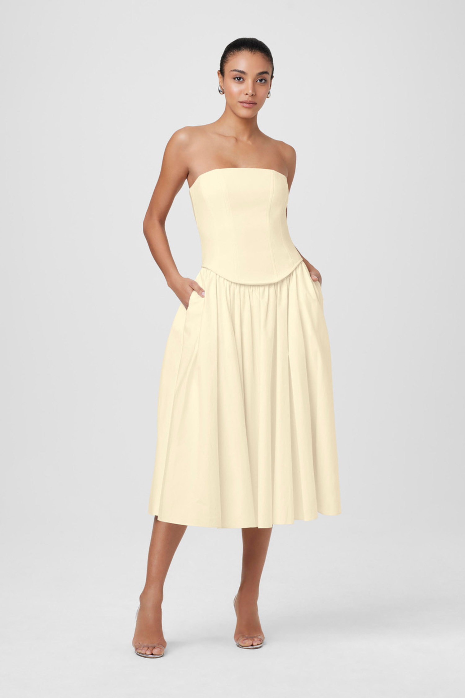 Toccin Melody Corset Dress, $595; toccin.com