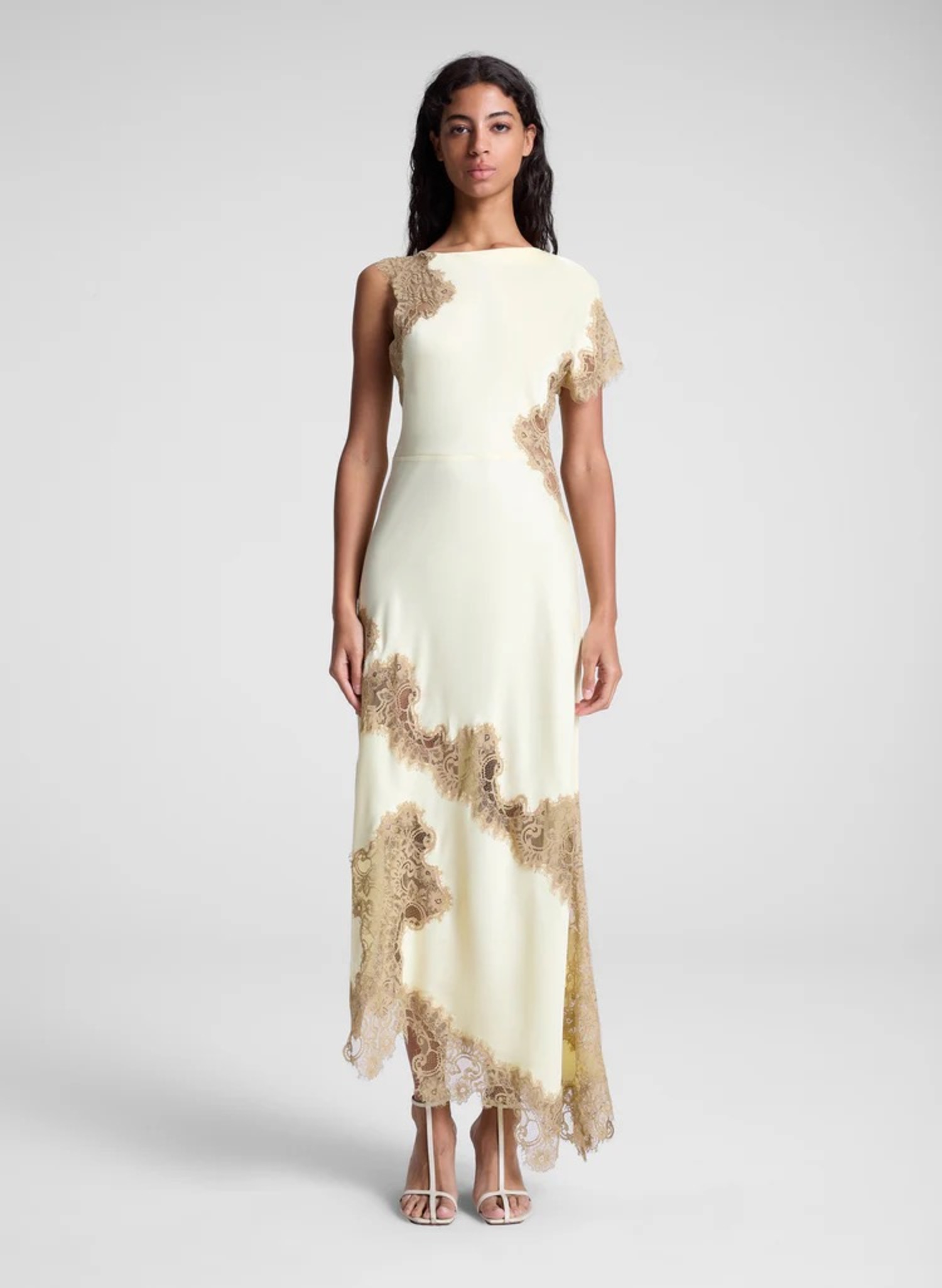 ALC Alessia Satin and Lace Maxi Dress, $695, alcltd.com