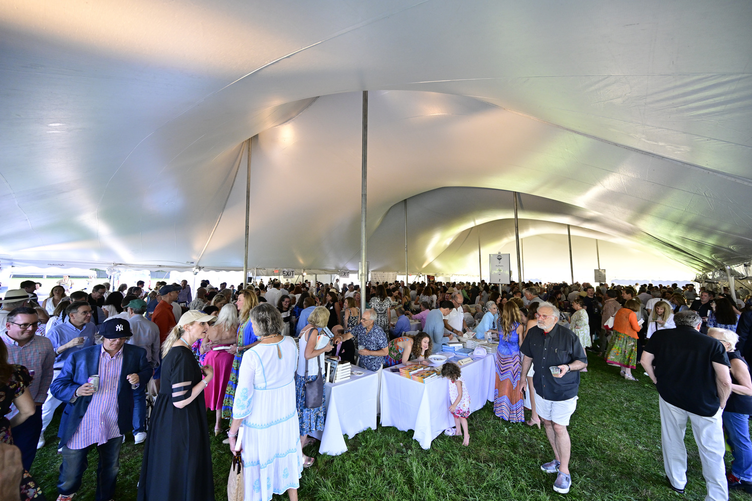 The bustling atmosphere at a previous year's Authors Night. EUGENE GOLOGURSKY