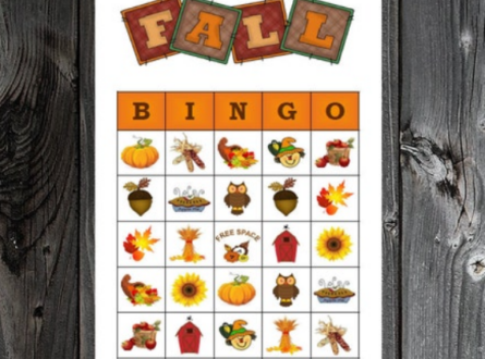Fall Bingo! for Adults