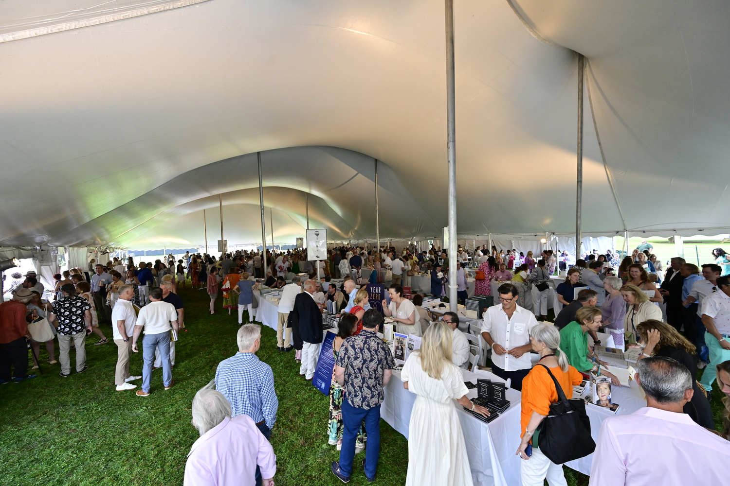 The bustling atmosphere at a previous year's Authors Night. EUGENE GOLOGURSKY