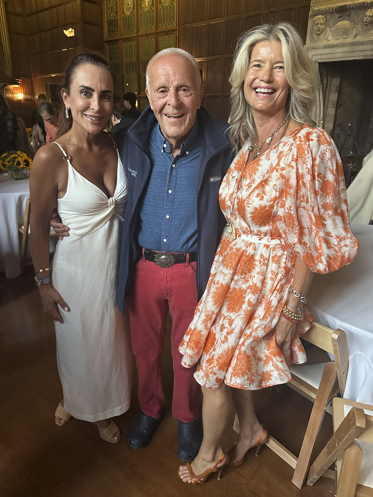 Sandra Sanches, Henry Buhl and Renee Schlather at the ACE dinner party.  GREGORY D'ELIA