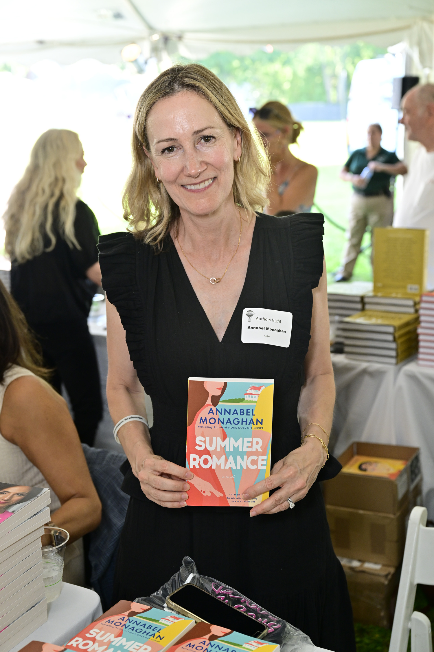 Annabel Monaghan, a participating author, at a previous Authors Night. EUGENE GOLOGURSKY