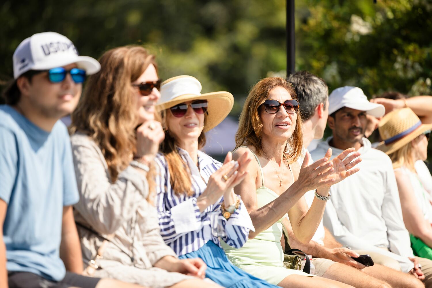 Fans in attendance enjoy the play on Saturday.