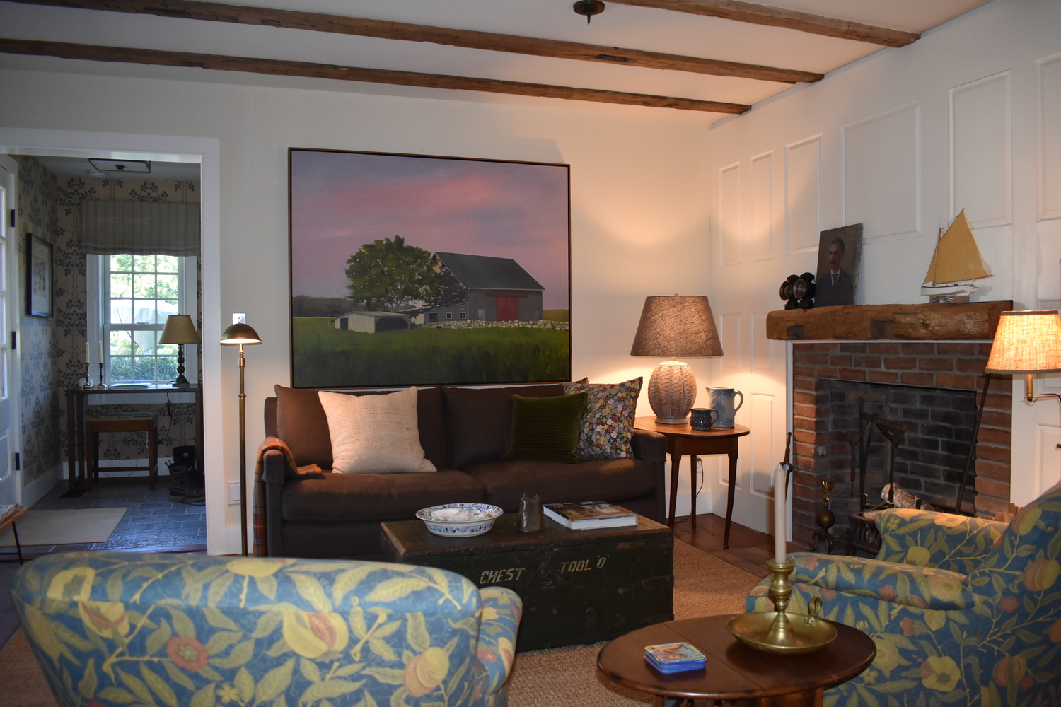 Anthony Squatrito and Paul Horn's Water Mill home, which will be featured in the Southampton History Museum's Insider's View home and garden tour.  BRENDAN J. O'REILLY