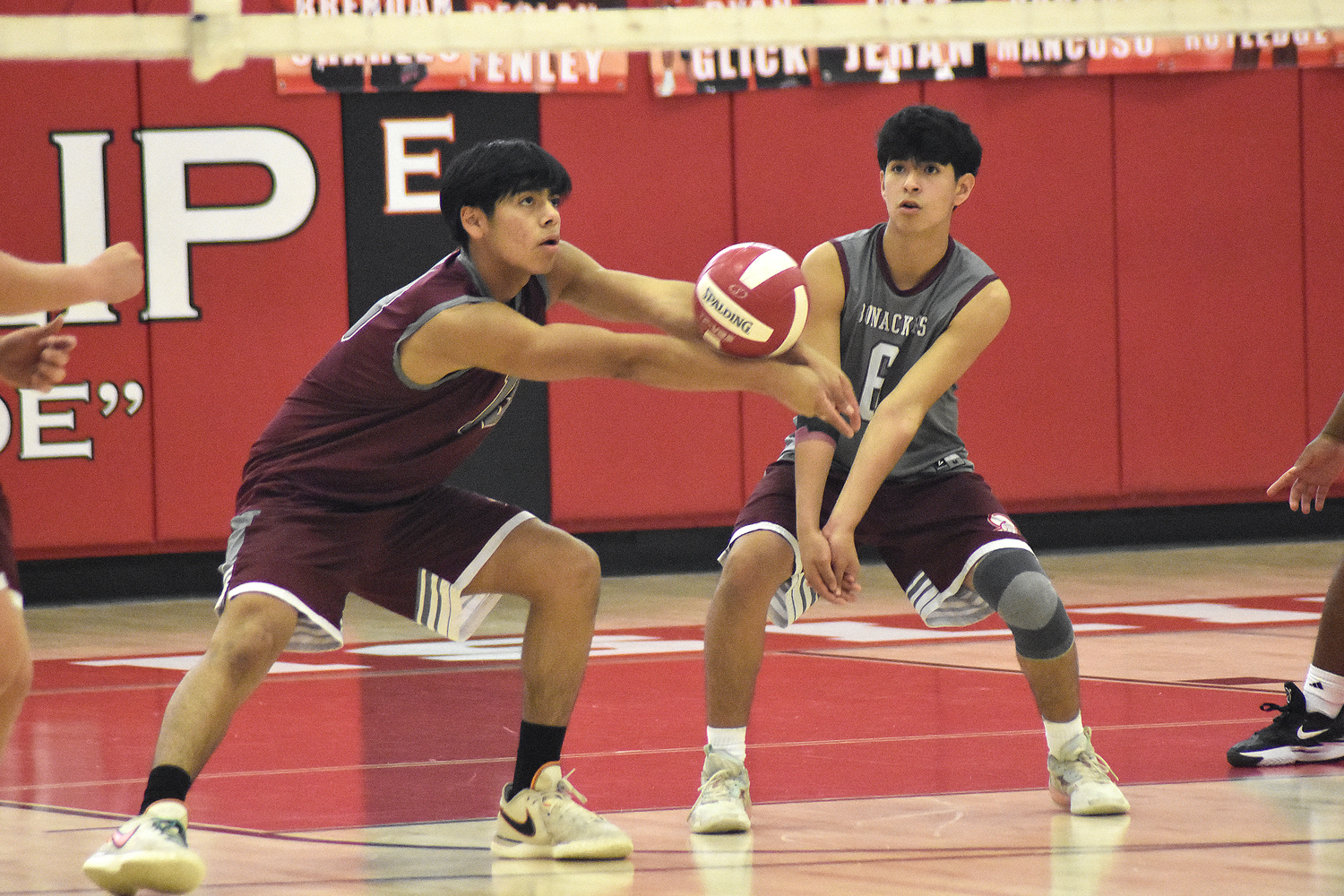 Aaron Torres, shown here competing in last season's playoff match at East Islip, is a key returning player for the Bonackers this season. DREW BUDD