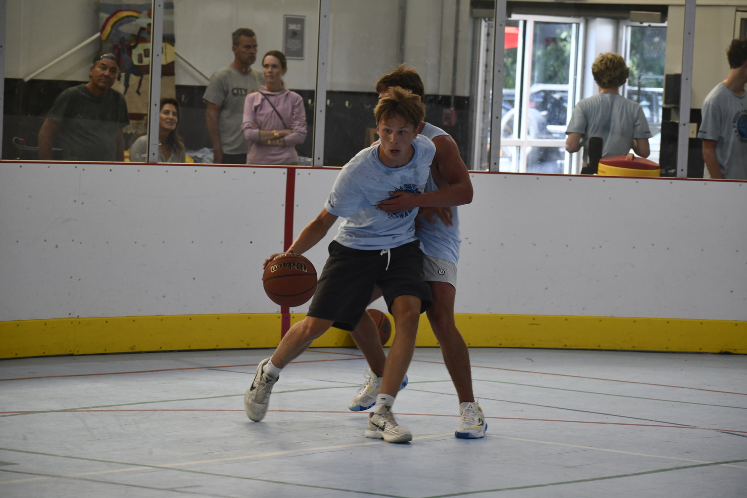 The fourth annual Hoops 4 Hope East End 3's 3-on-3 Tournament was held at the Sportime Arena Amagansett on Saturday afternoon.  DREW BUDD