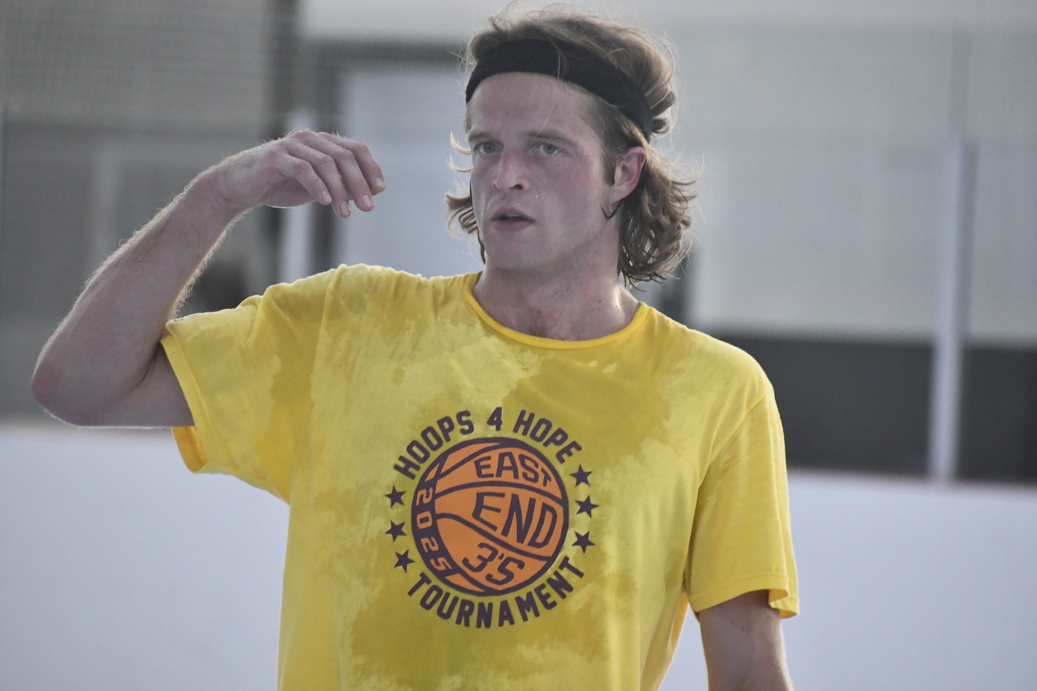 The fourth annual Hoops 4 Hope East End 3's 3-on-3 Tournament was held at the Sportime Arena Amagansett on Saturday afternoon.  DREW BUDD