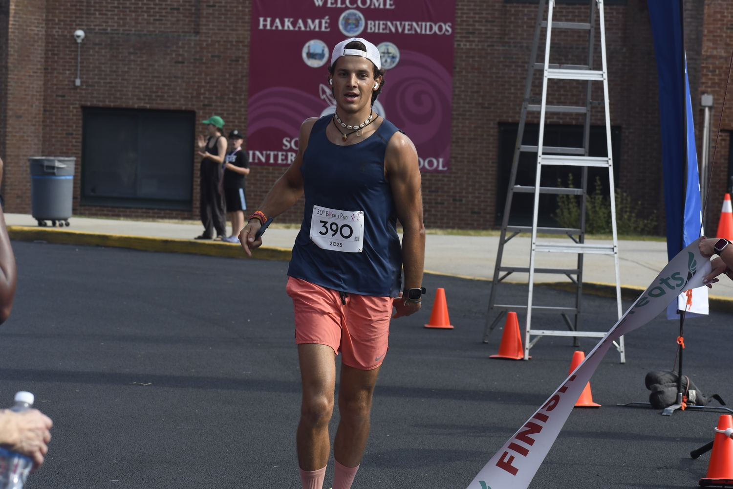 Karl Von Sanden was the overall winner of this year's Ellen's Run.  DREW BUDD