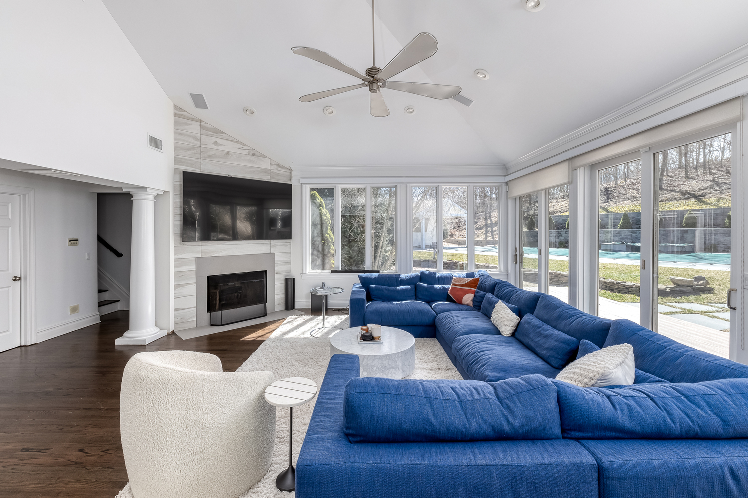 Chapter renovated a Bridgehampton residence with a quick turnaround to ready it for the summer rental season.  COURTESY CHAPTER