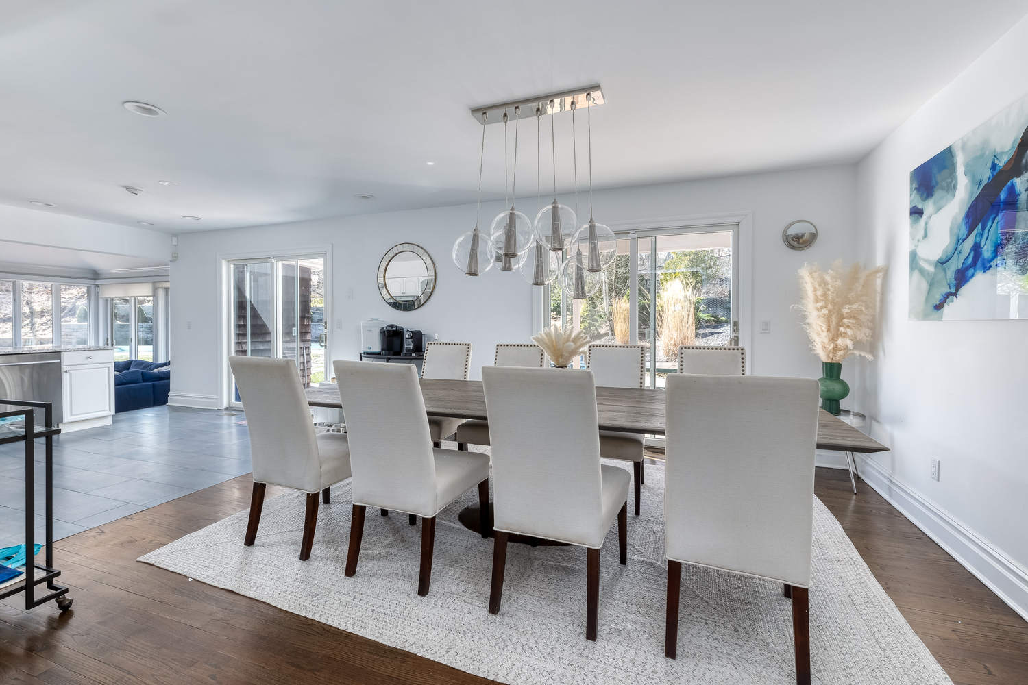 Chapter renovated a Bridgehampton residence with a quick turnaround to ready it for the summer rental season.  COURTESY CHAPTER