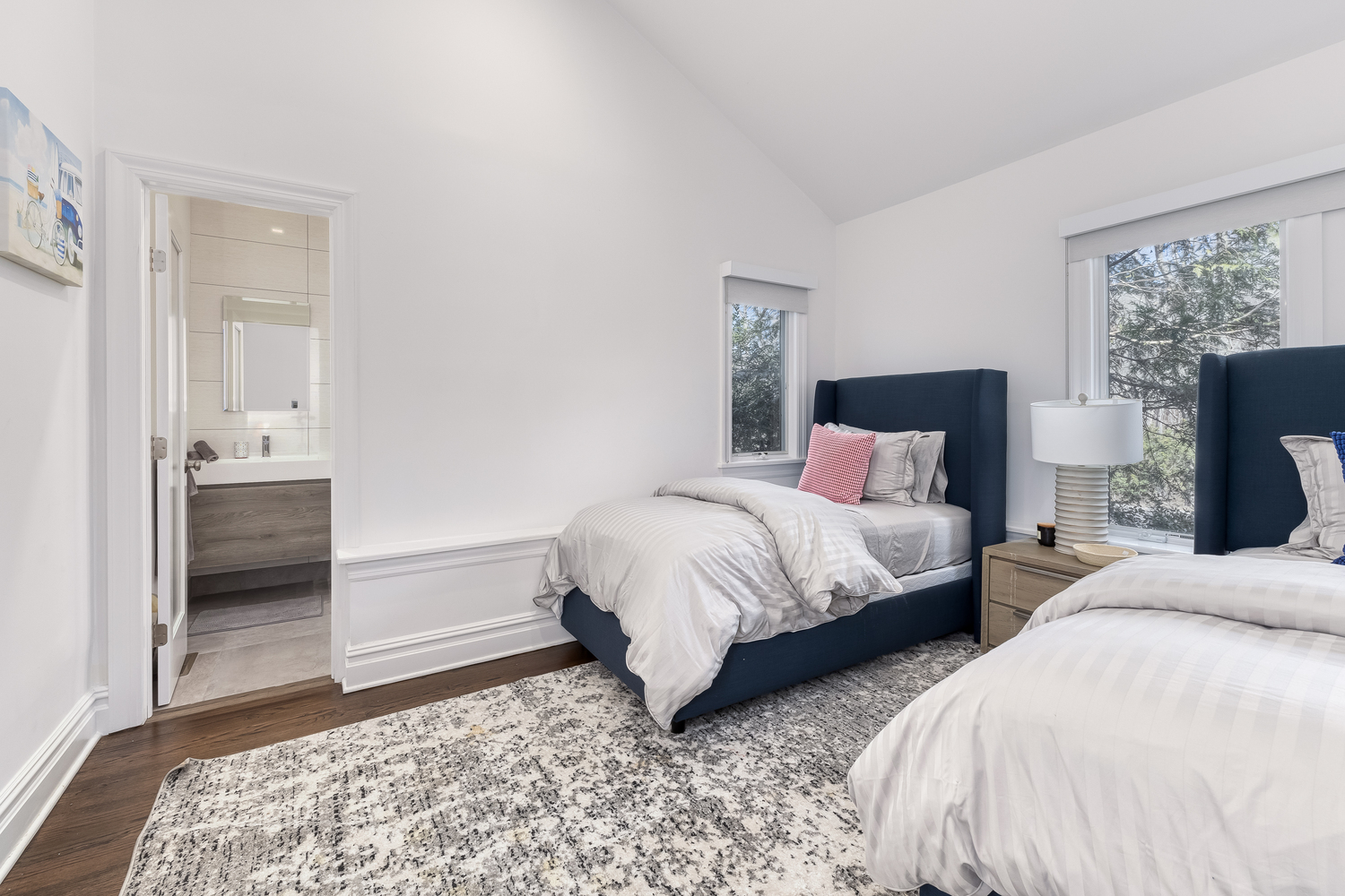 Chapter renovated a Bridgehampton residence with a quick turnaround to ready it for the summer rental season.  COURTESY CHAPTER