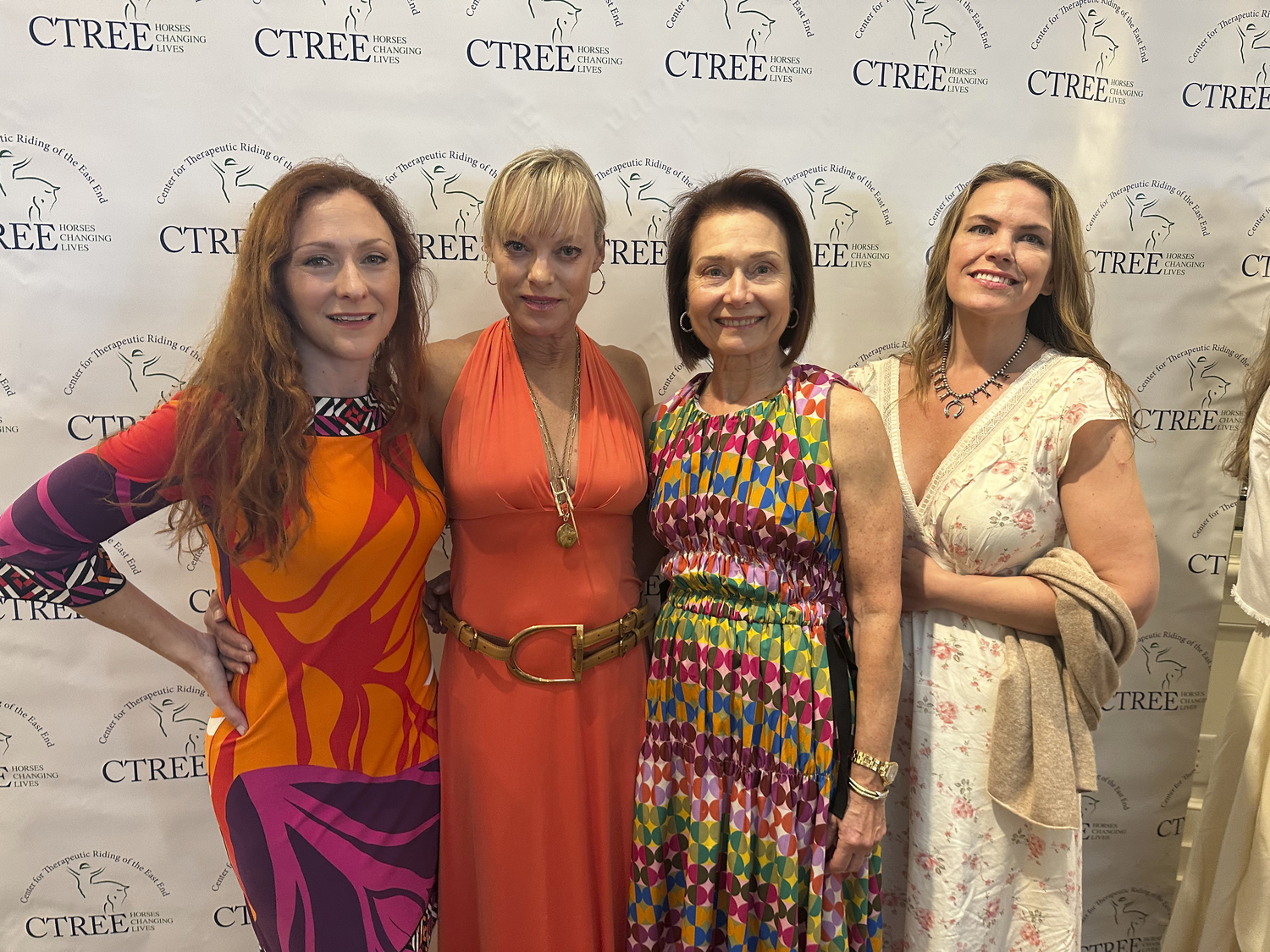 Elise Trucks, Helen Gifford, Diana Shiel and Jesse Stiles at the CTREE cocktail party.  GREGORY D'ELIA