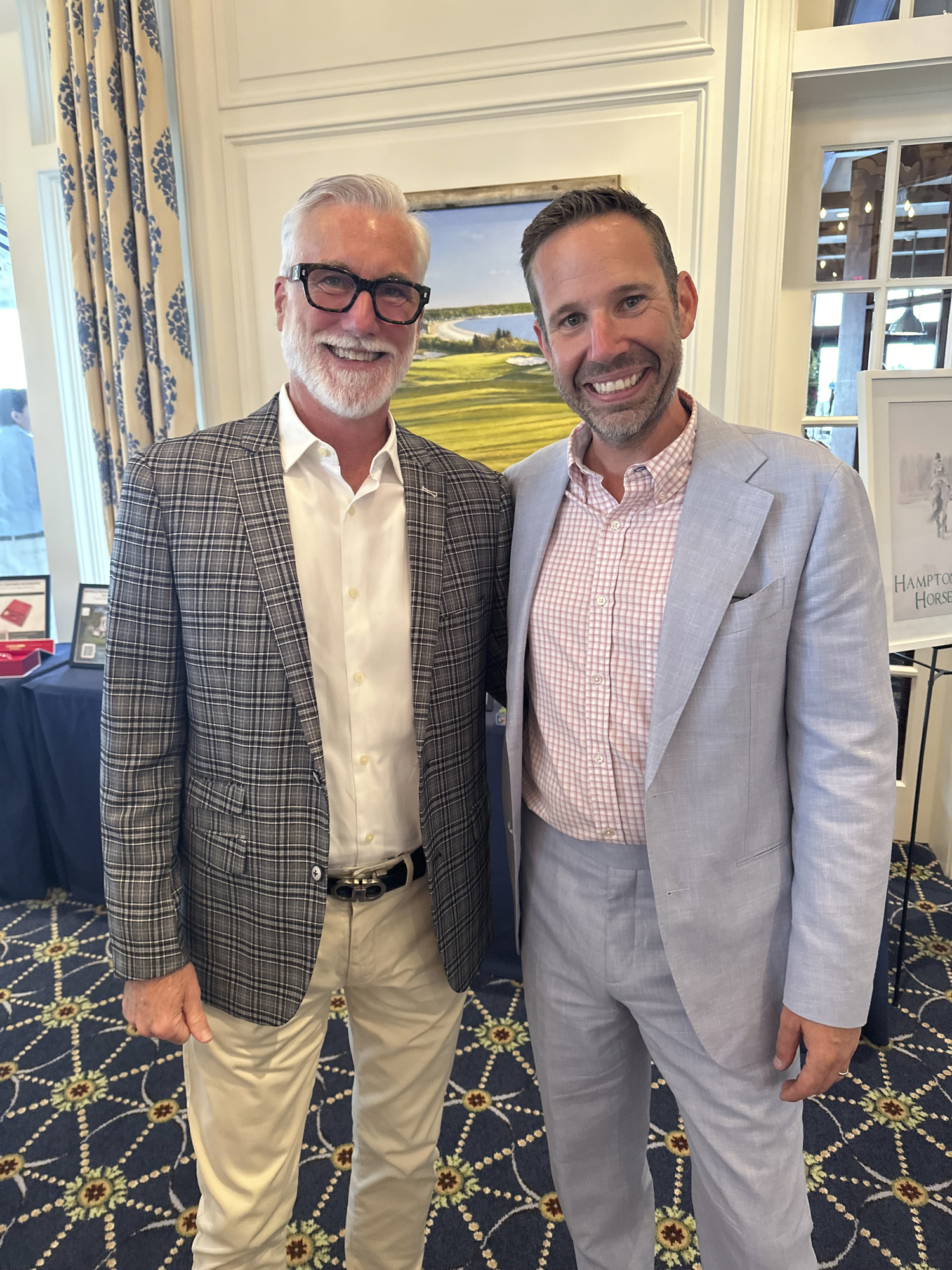 Patrick Aldrich and Chris Ritchey at the CTREE cocktail party. GREGORY D'ELIA