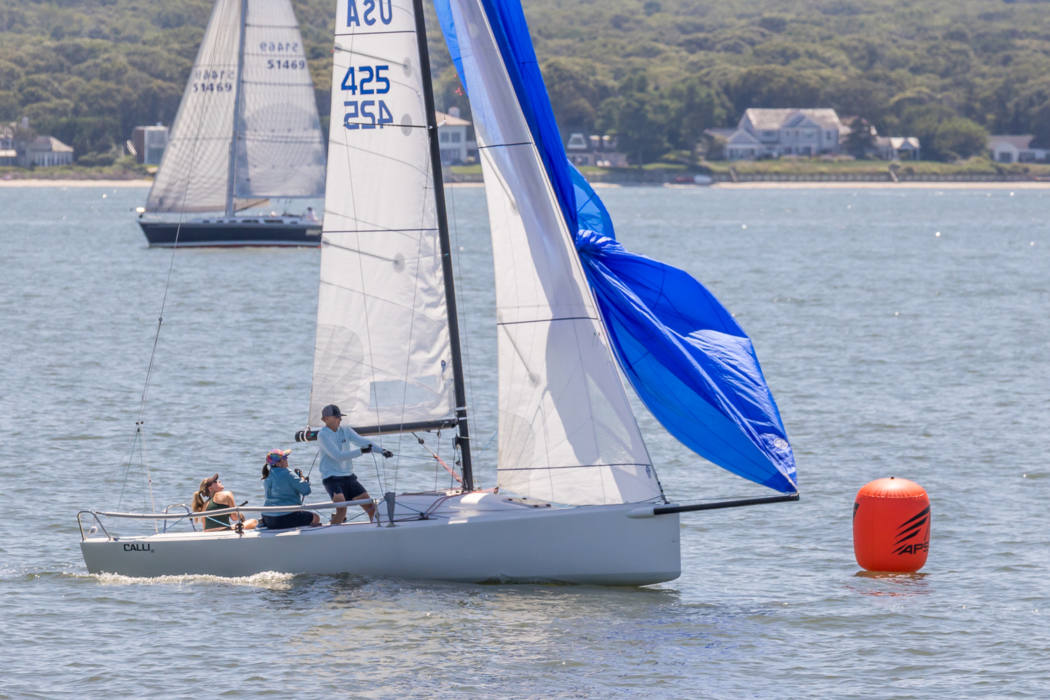 Chase Horne, the 15-year-old skipper of Callie se, has won a trip to Antigua and Barbuda for Sailing Week next spring. RICHARD LABELLA