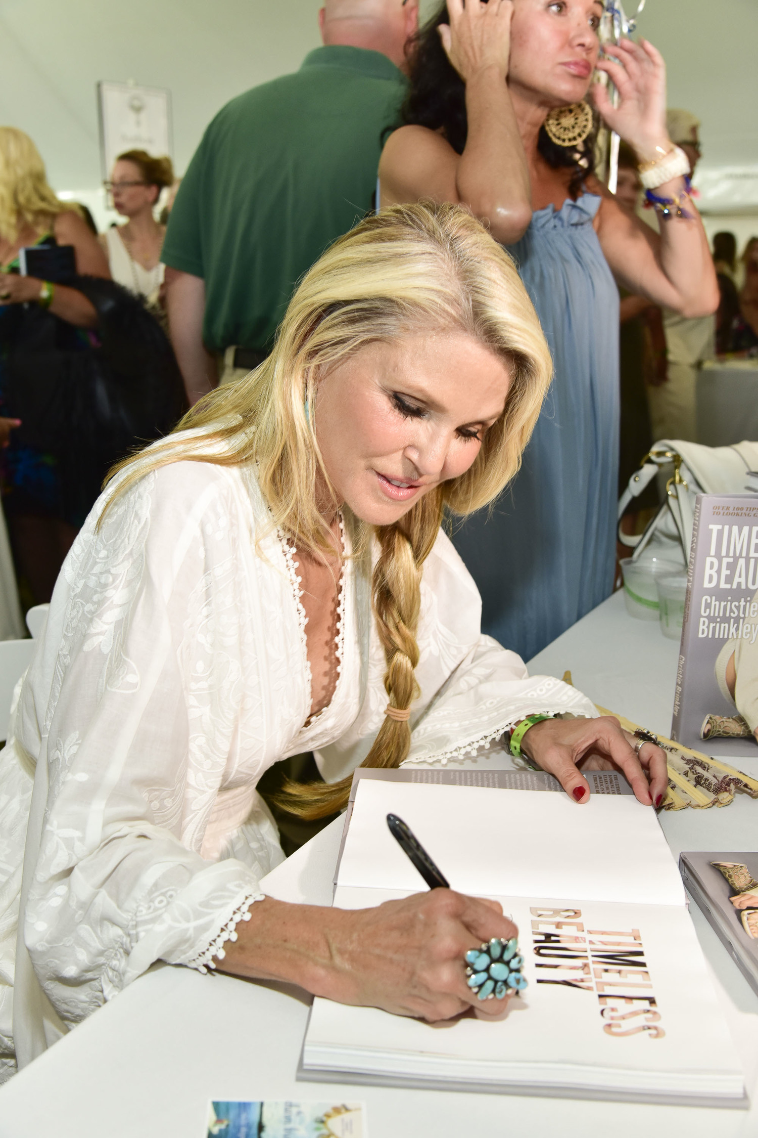 Christie Brinkley, a participating author, at a previous Authors Night. EUGENE GOLOGURSKY