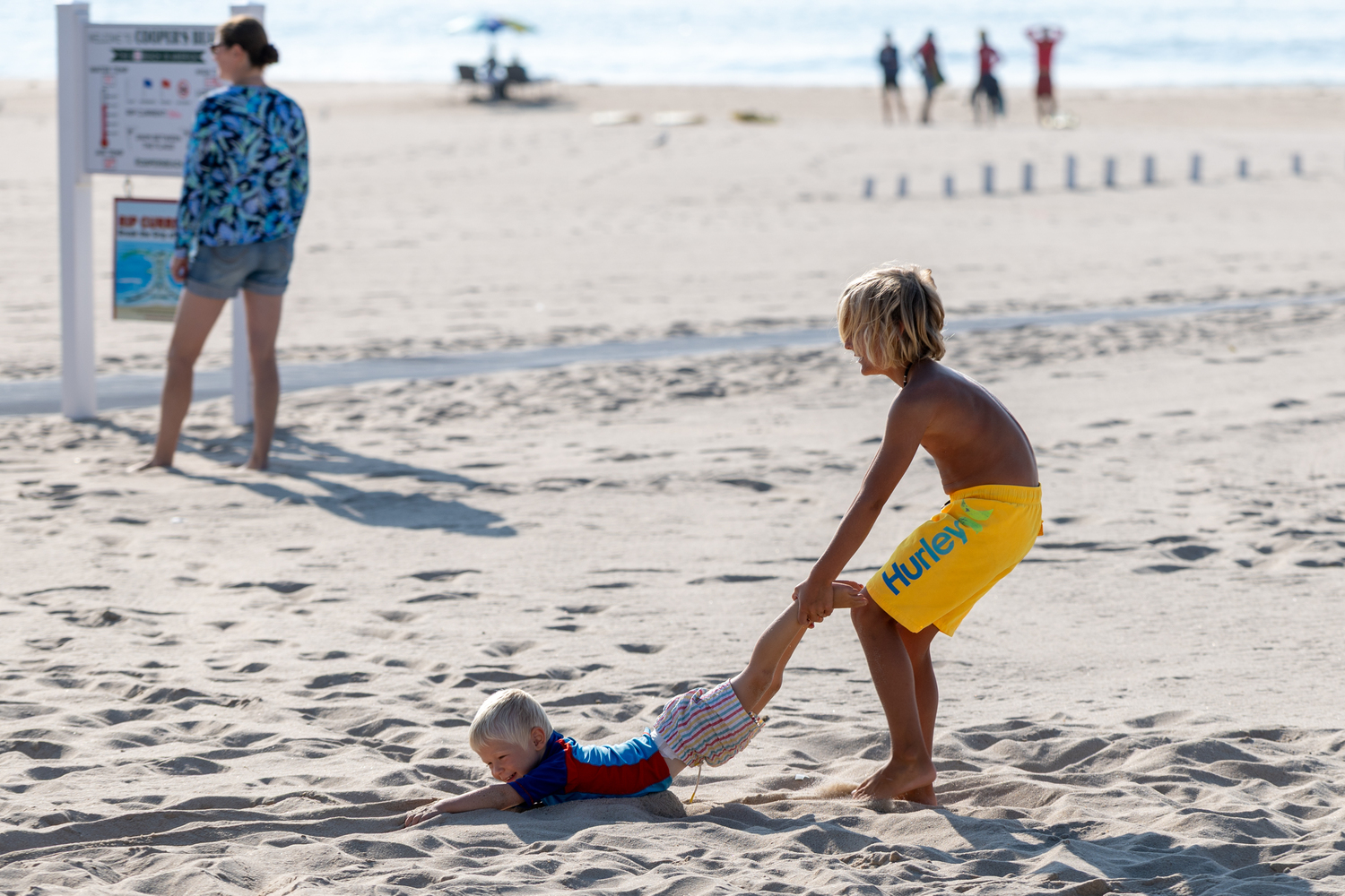 Southampton Village Ocean Rescue hosted its own junior lifeguard tournament at Coopers Beach on August 10.  RON ESPOSITO