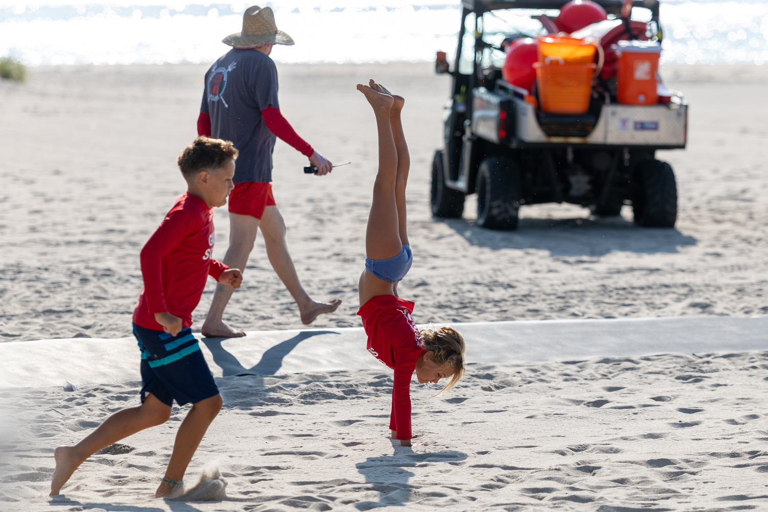 Southampton Village Ocean Rescue hosted its own junior lifeguard tournament at Coopers Beach on August 10.  RON ESPOSITO