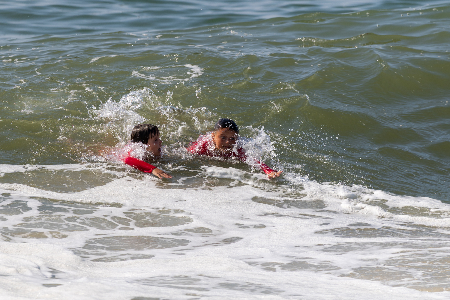 Southampton Village Ocean Rescue hosted its own junior lifeguard tournament at Coopers Beach on August 10.  RON ESPOSITO