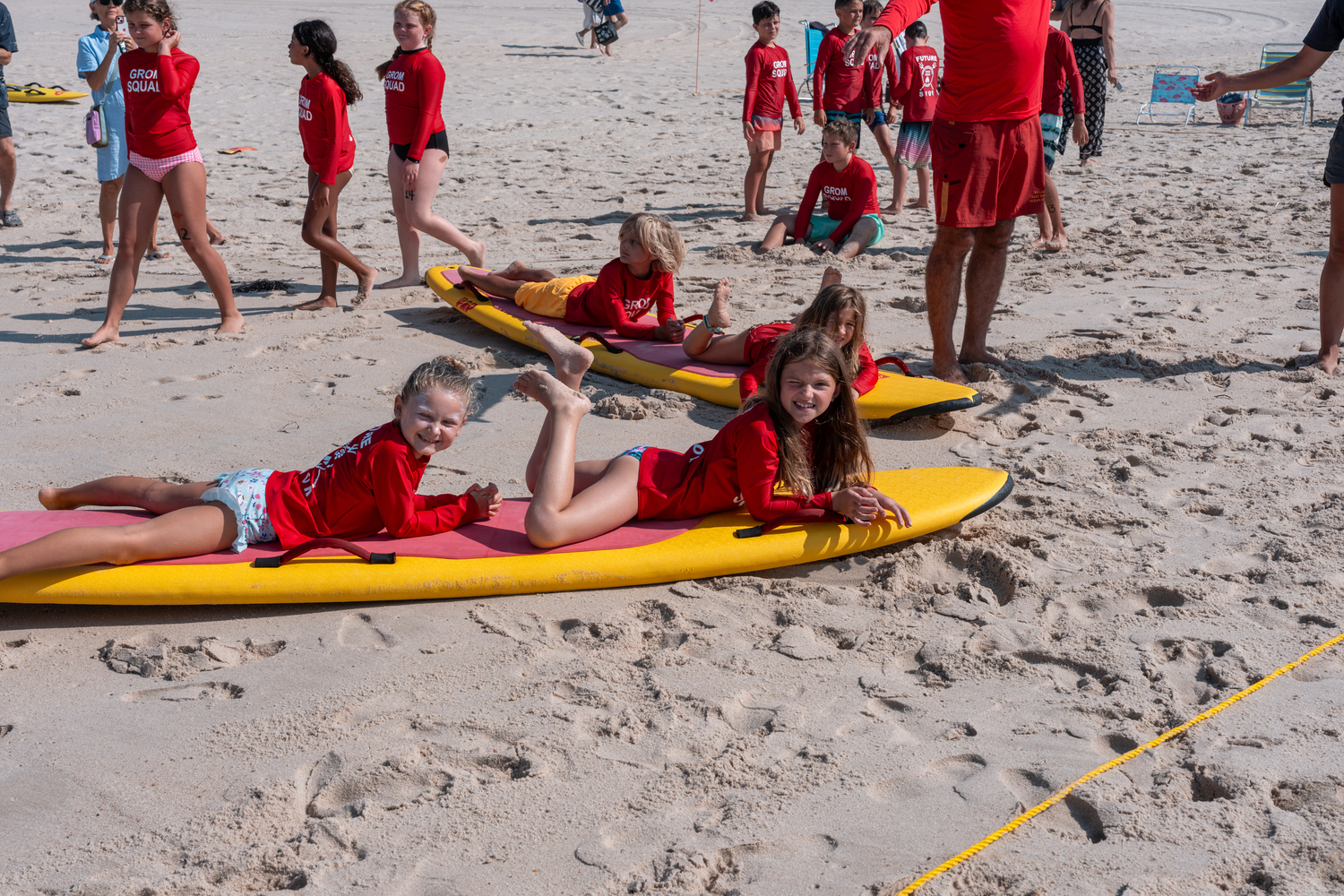 Southampton Village Ocean Rescue hosted its own junior lifeguard tournament at Coopers Beach on August 10.  RON ESPOSITO