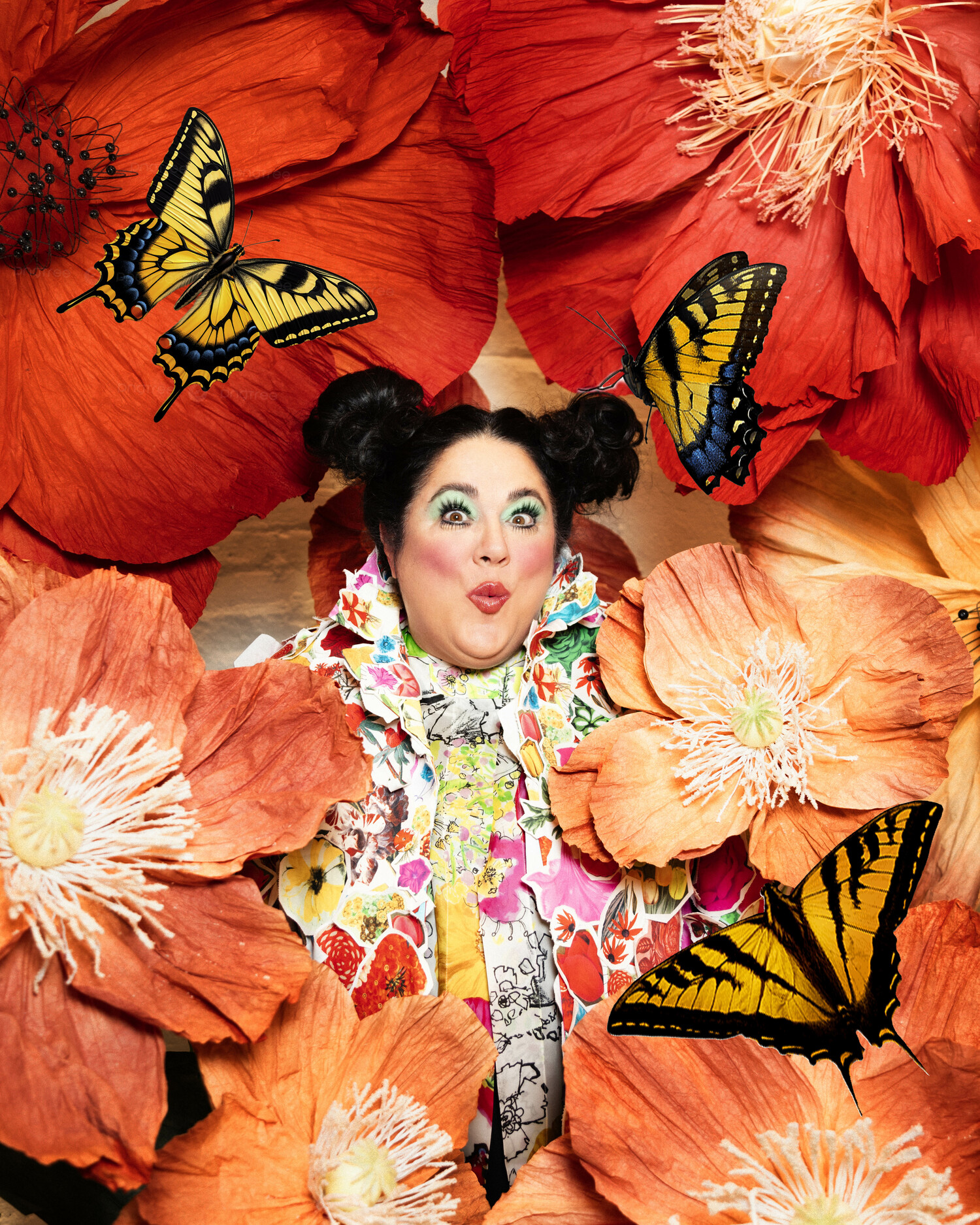 Pop artist Ashley Longshore brings her bold and irreverent work to an exclusive pop-up show in Sagaponack on August 27. HAROL BAEZ