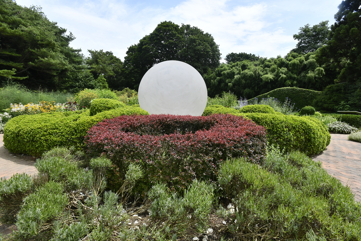 The herb garden at Bridge Gardens.  DANA SHAW