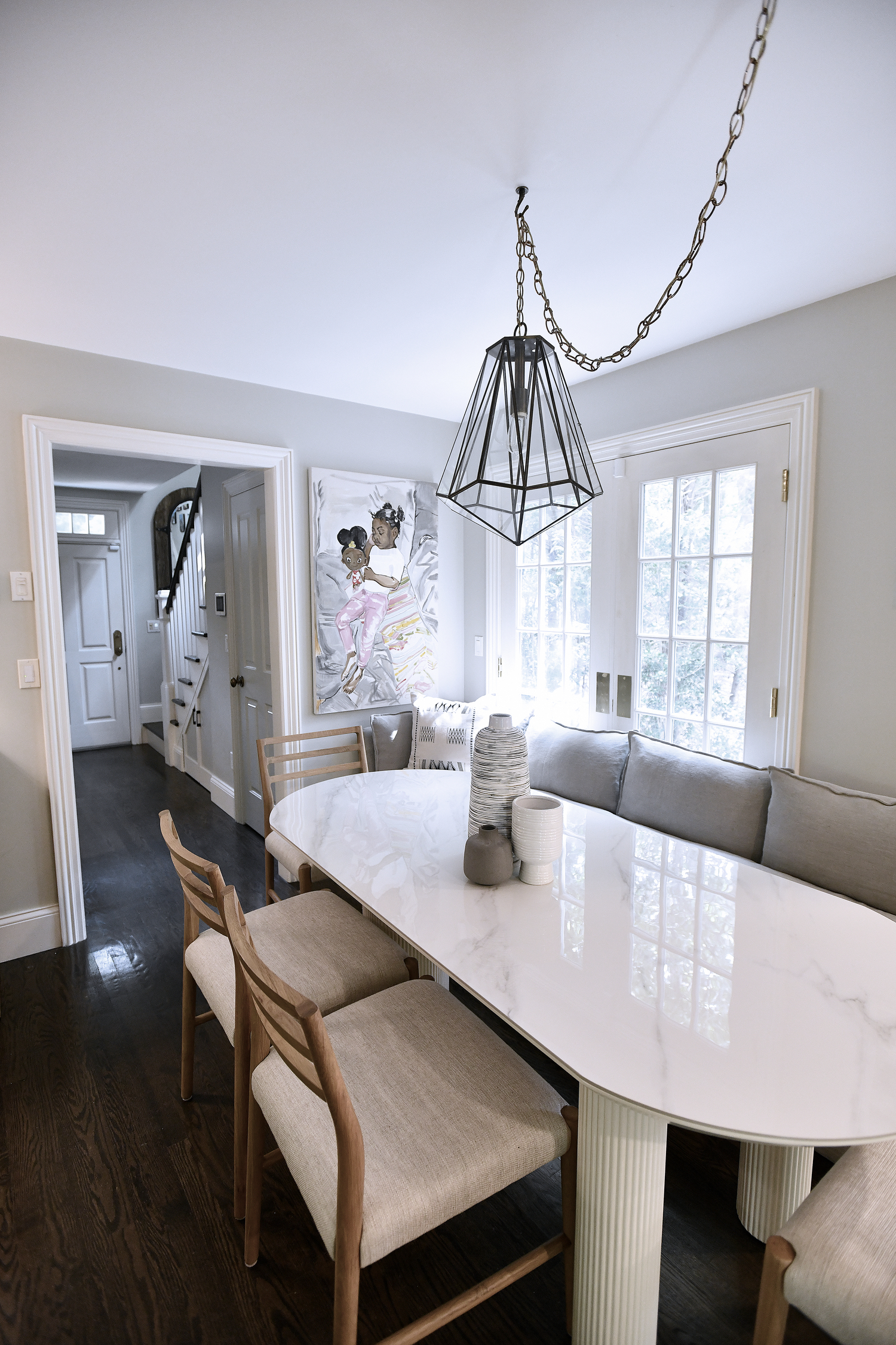 The dining area.  DANA SHAW