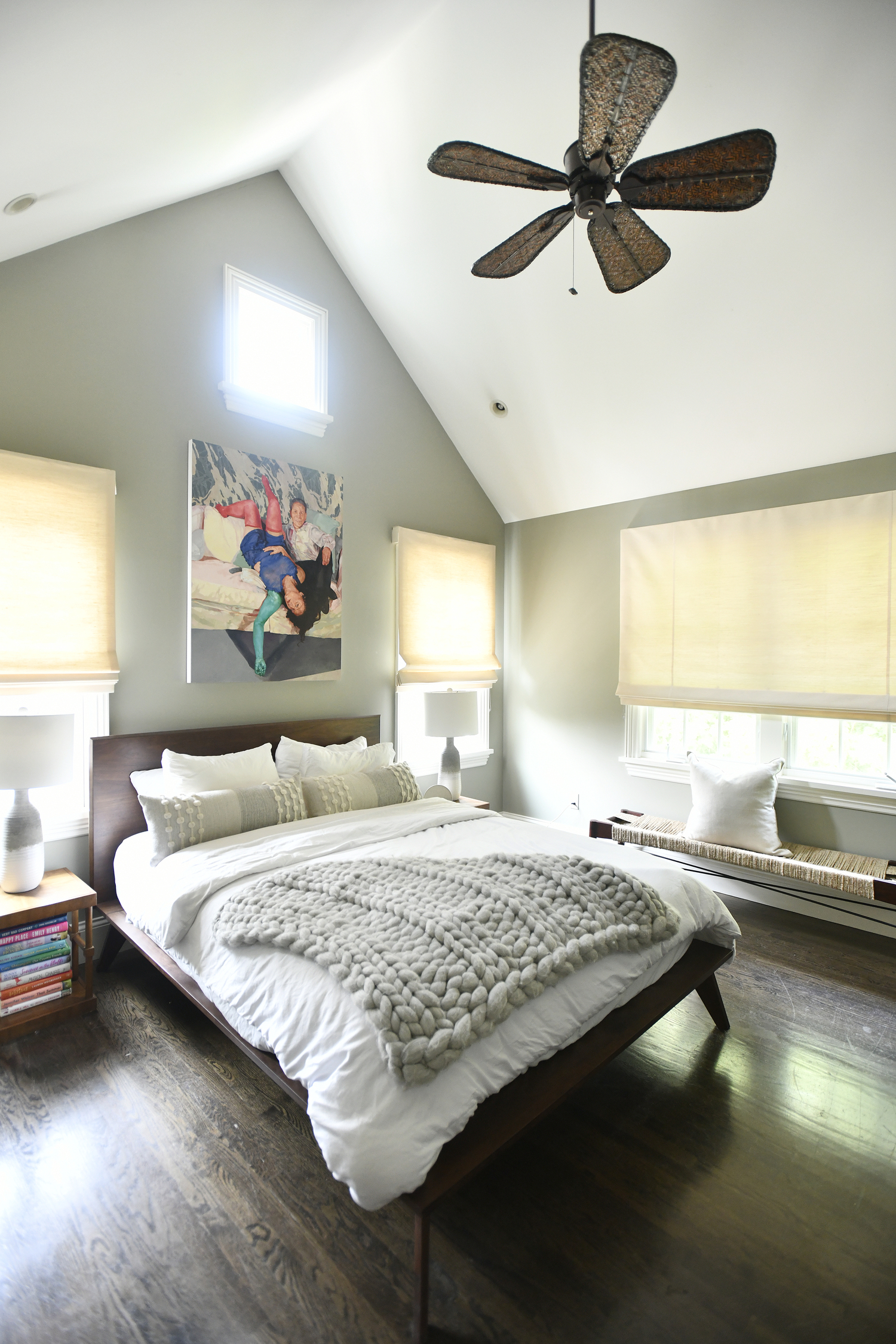 The master bedroom.   DANA SHAW