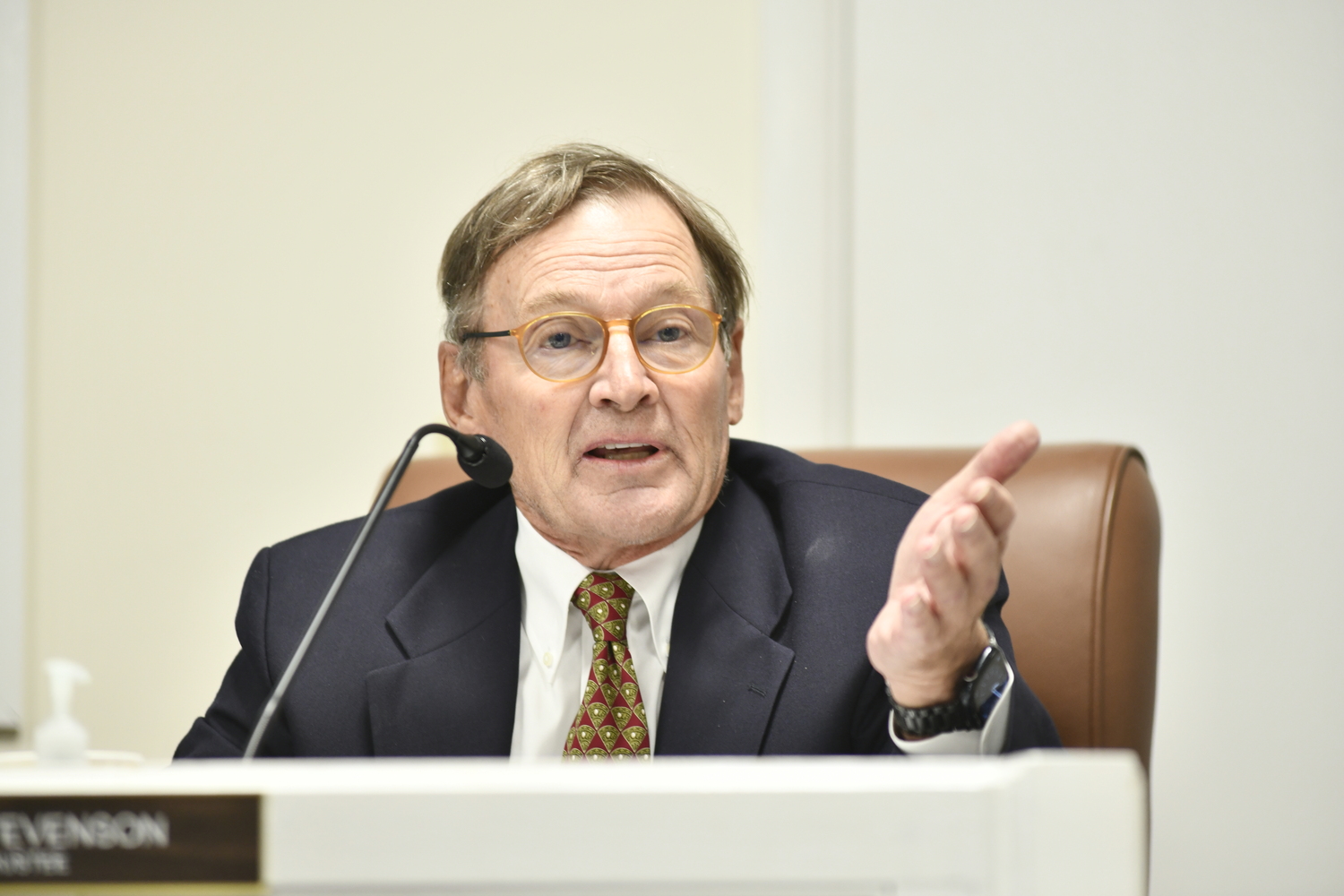 Southampton Village Board Trustee Roy Stevenson.  DANA SHAW